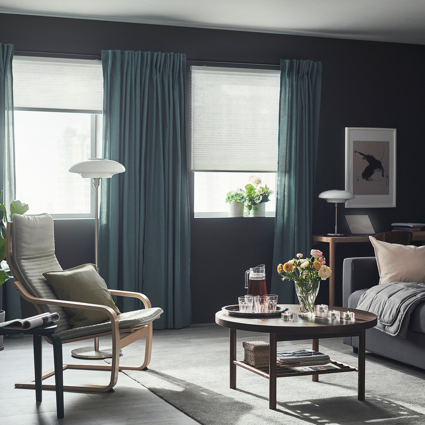 IKEAスマートブラインド PRAKTLYSING プラクトリースィング PRAKTLYSING cellular blind smart wireless/battery-operated white