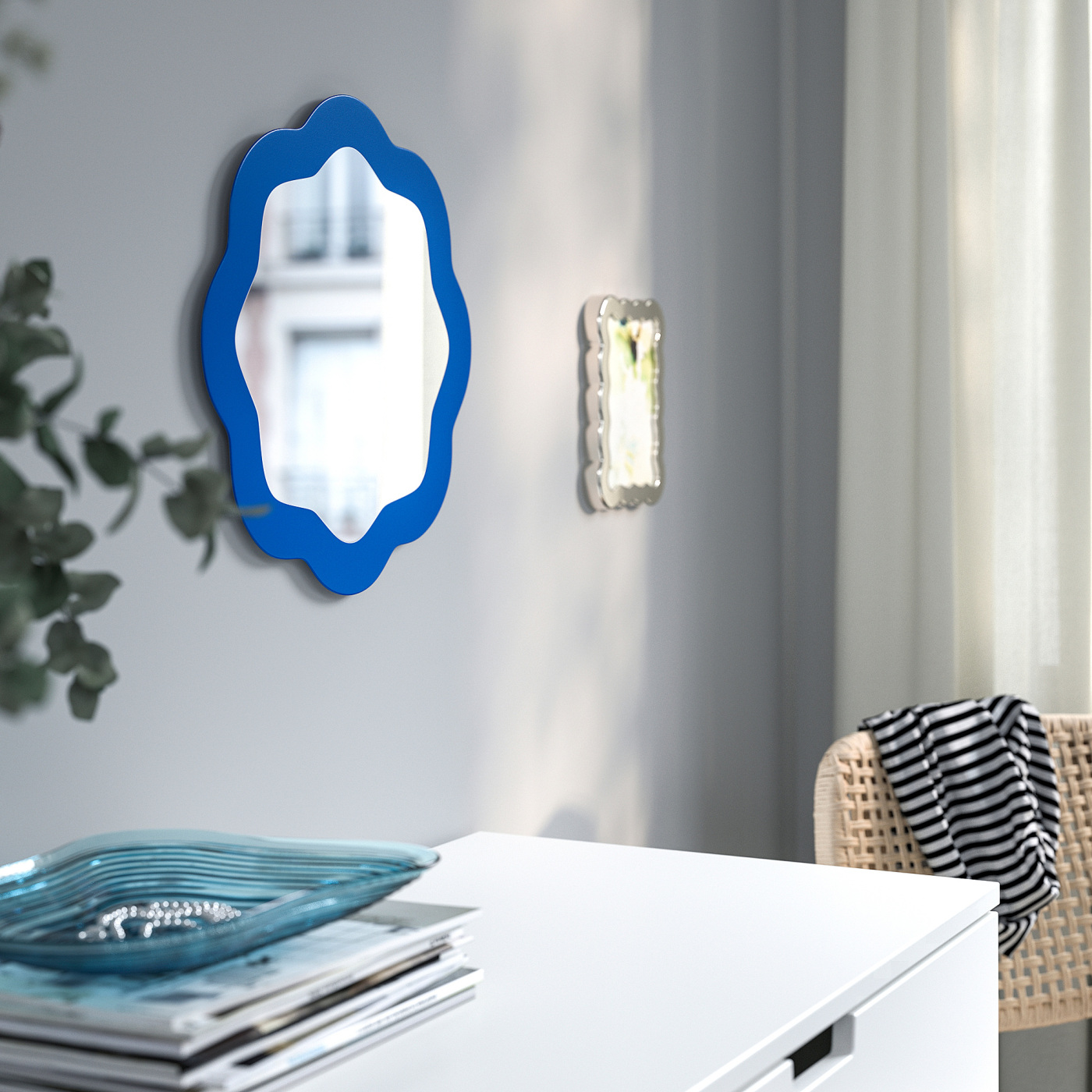 PRUNKHALLON mirror blue - IKEA