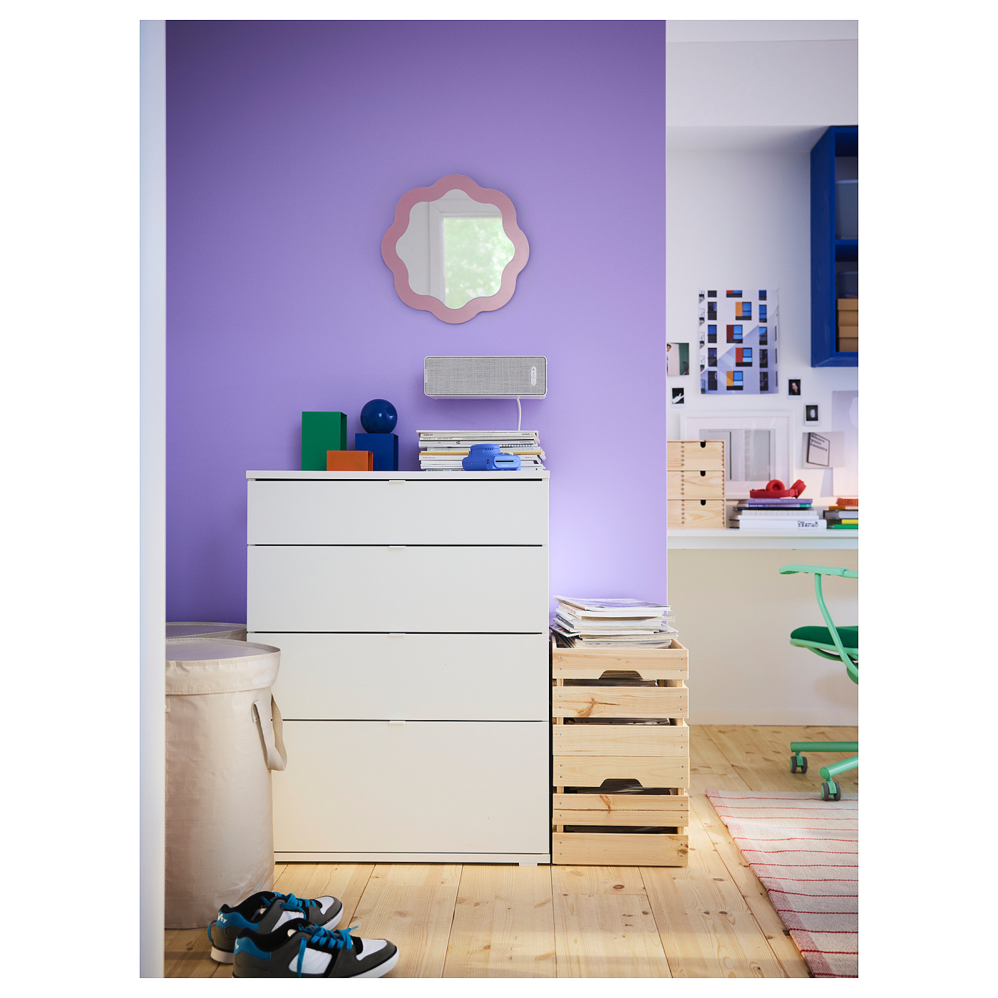 PRUNKHALLON mirror light pink - IKEA