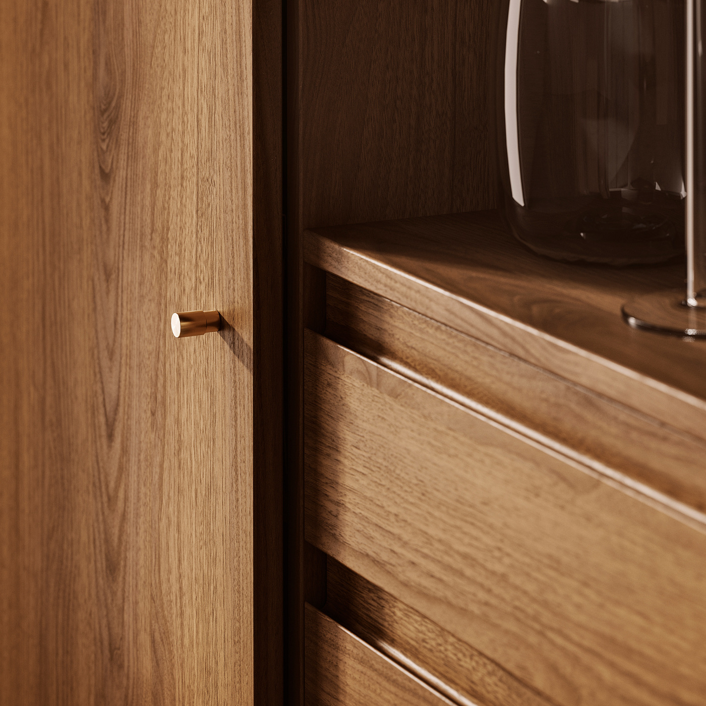 RÅDMANSÖ cabinet brown walnut effect - IKEA