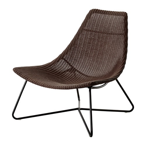 ULRIKSBERG armchair rattan/anthracite - IKEA