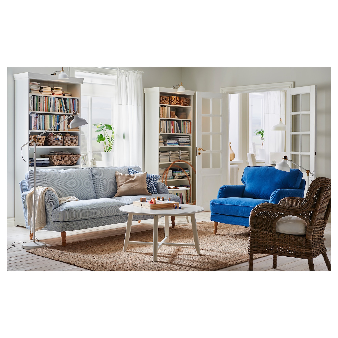 RANARP floor/reading lamp off-white - IKEA