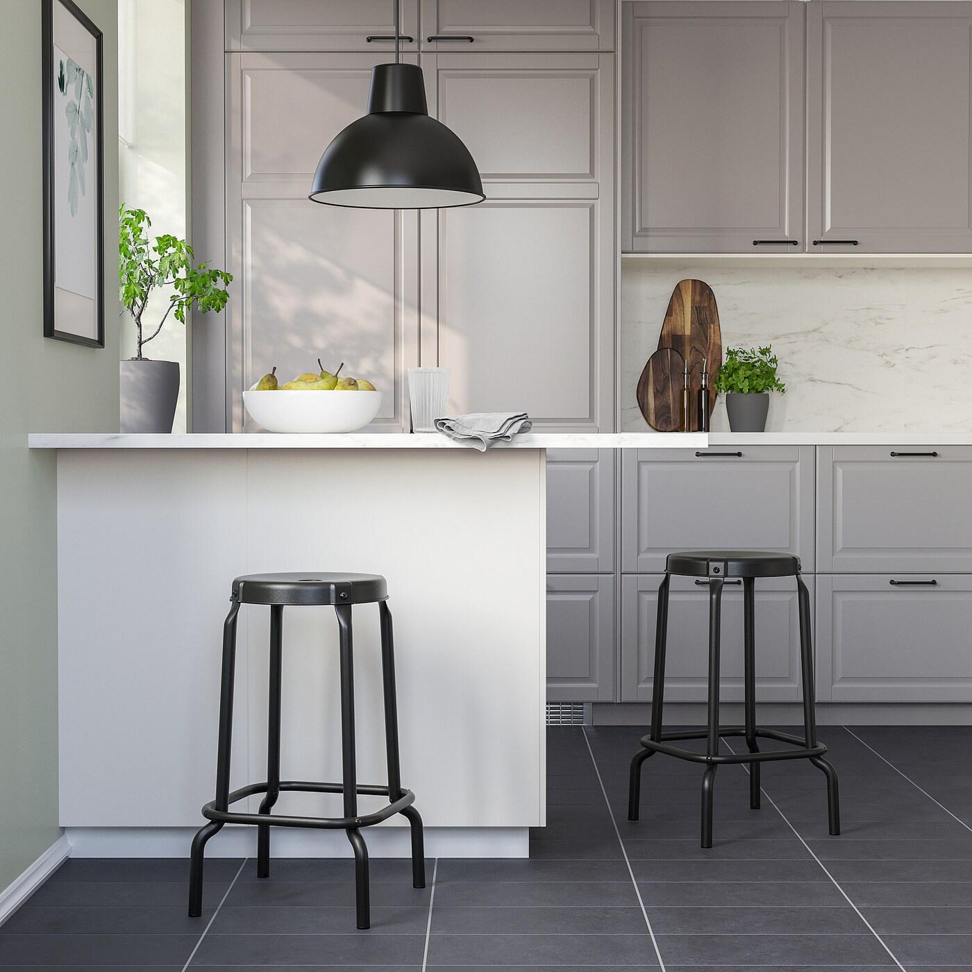 RÅSKOG bar stool black - IKEA