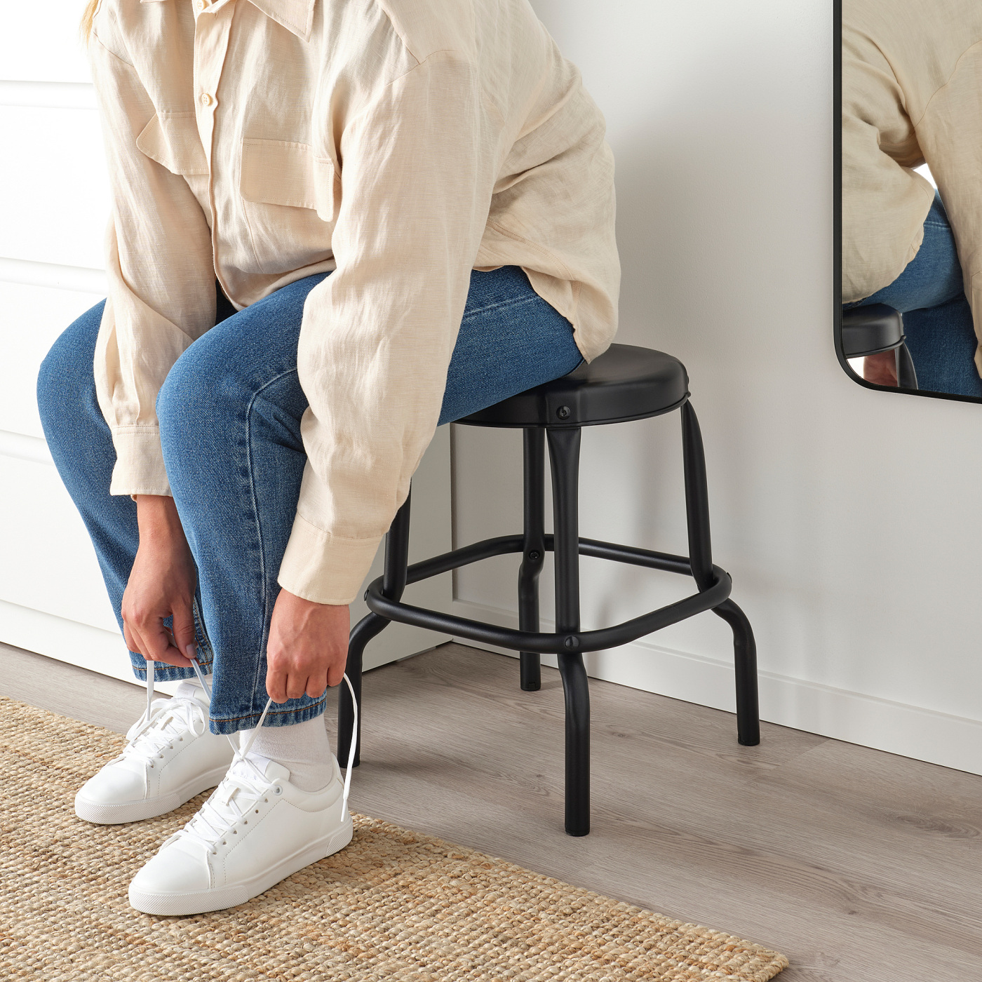 RÅSKOG stool black - IKEA