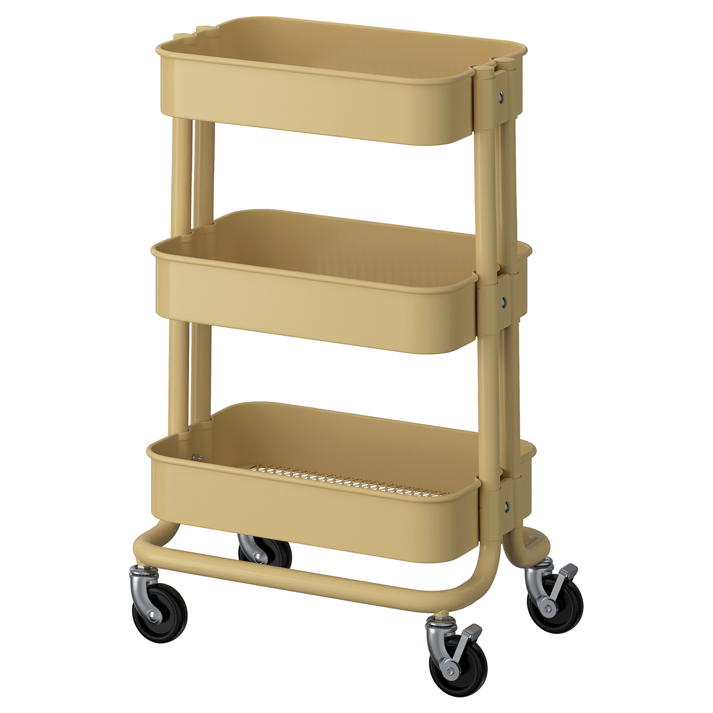RÅSKOG trolley beige-yellow - IKEA