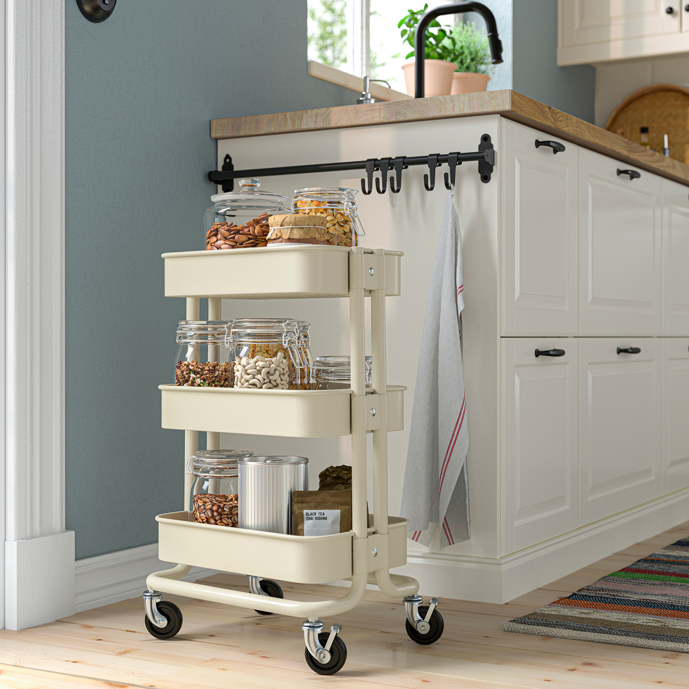 RÅSKOG trolley beige - IKEA
