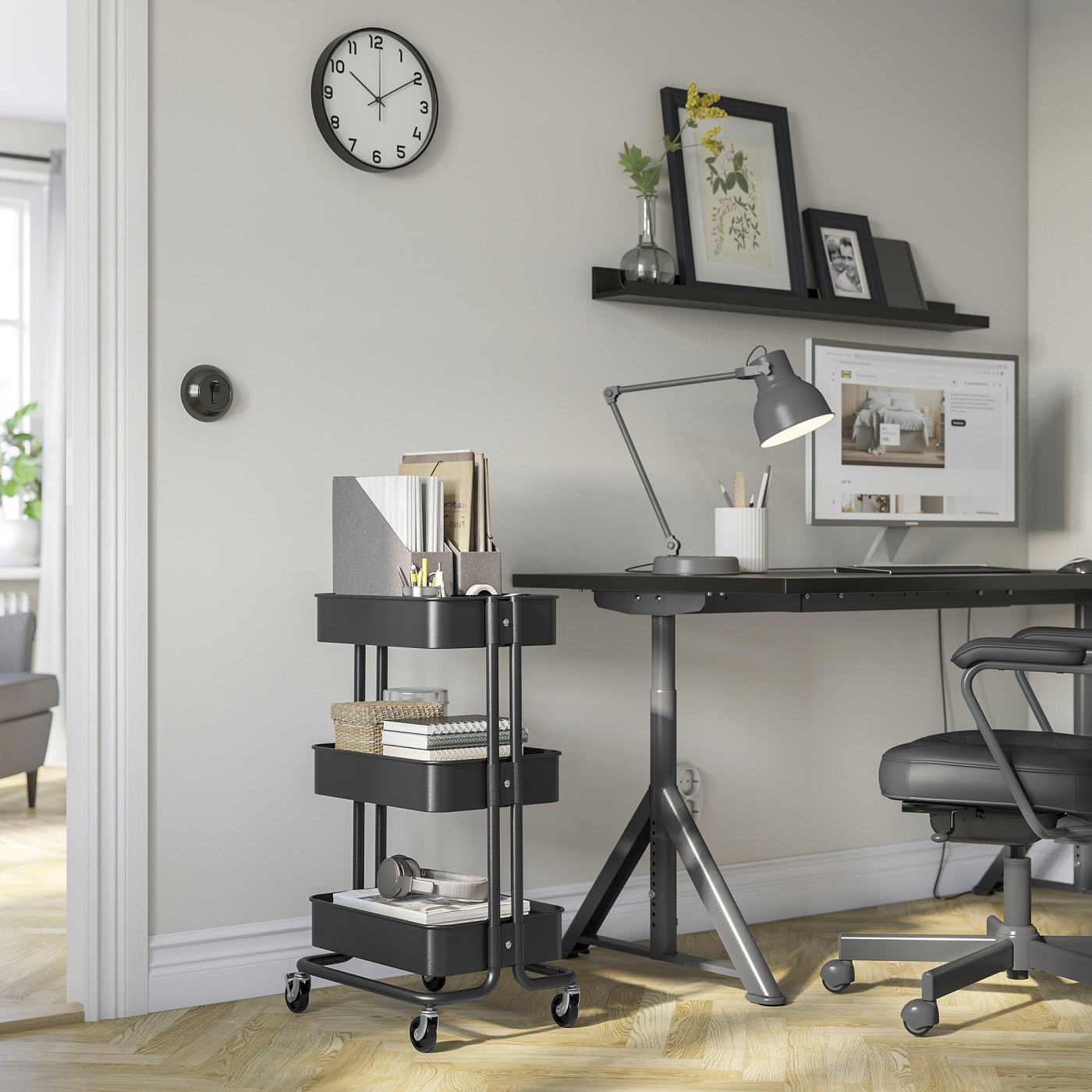 RÅSKOG trolley black - IKEA