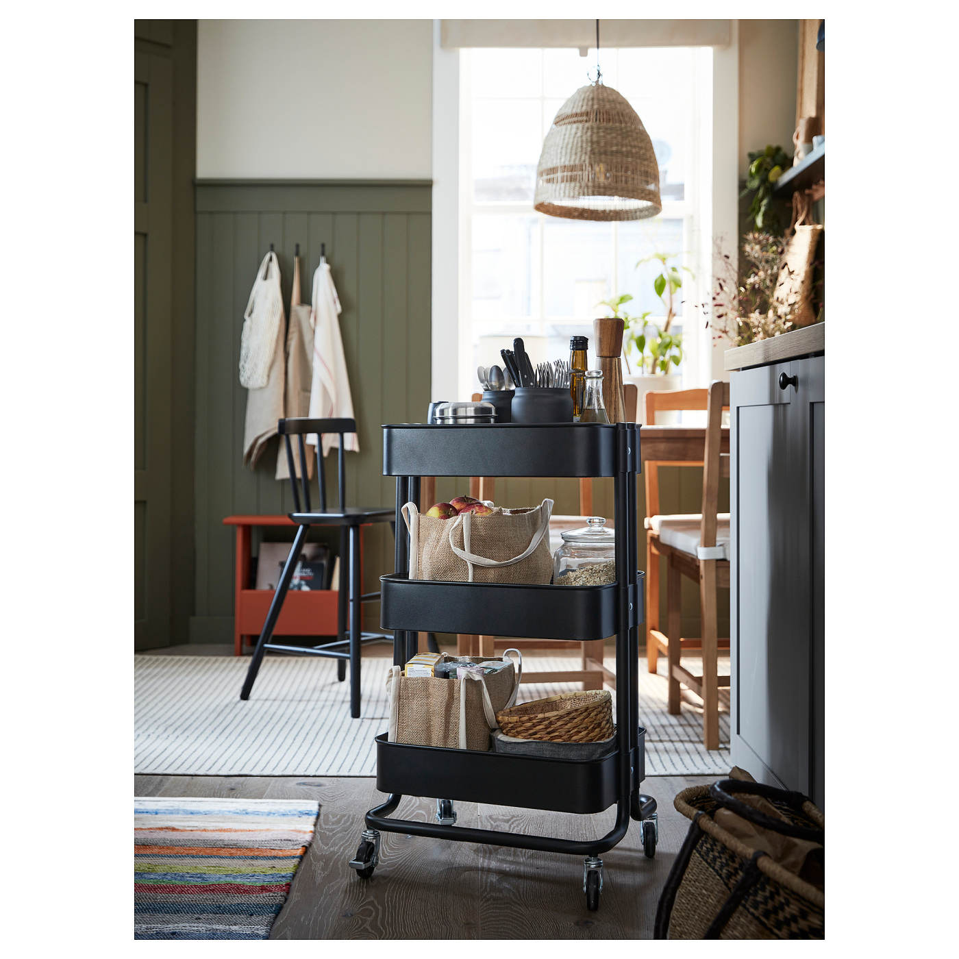 RÅSKOG trolley black - IKEA