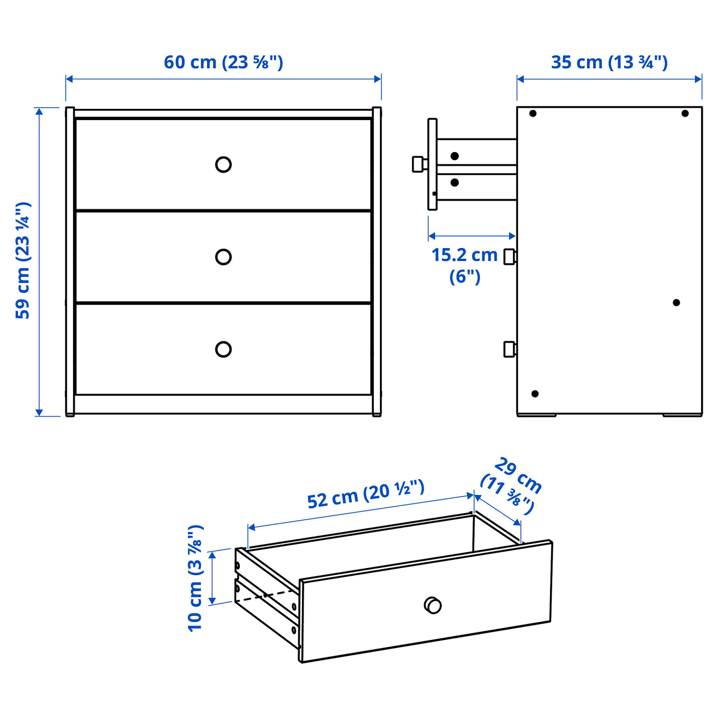 IKEA RAST ラスト RAST chest of 3 drawers pine - IKEA