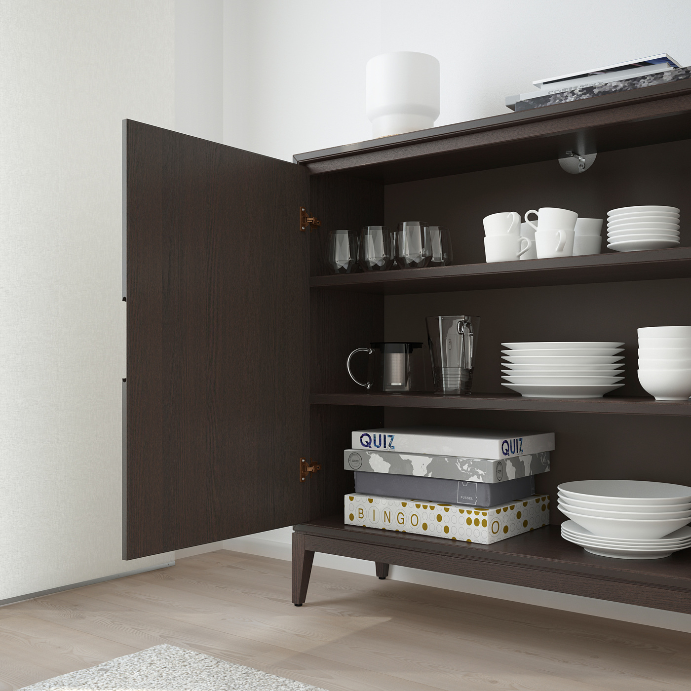 IKEA イケア REGISSOR レシソール キャビネット REGISSÖR Cabinet, white, 46 1/2x43 1/4