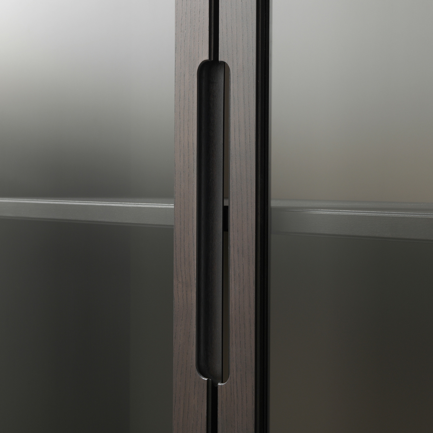 REGISSÖR glass-door cabinet brown - IKEA