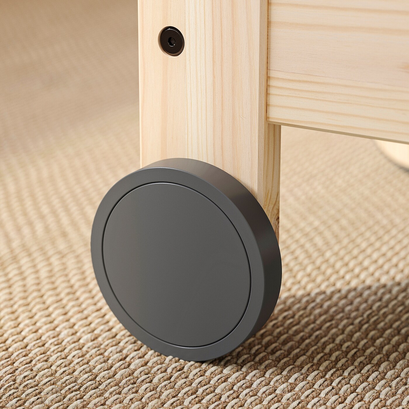 RESARÖ mobile drop-leaf table w storage pine - IKEA