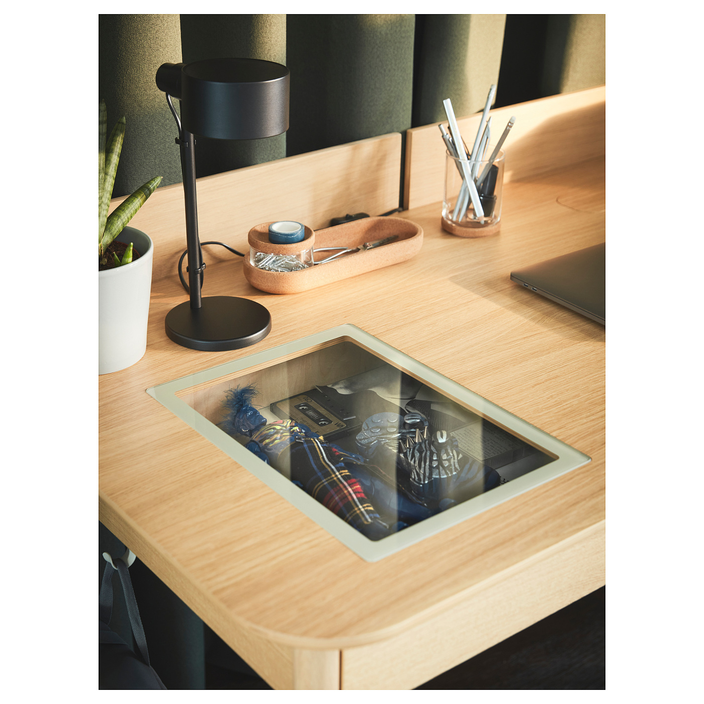 RIDSPÖ desk oak - IKEA