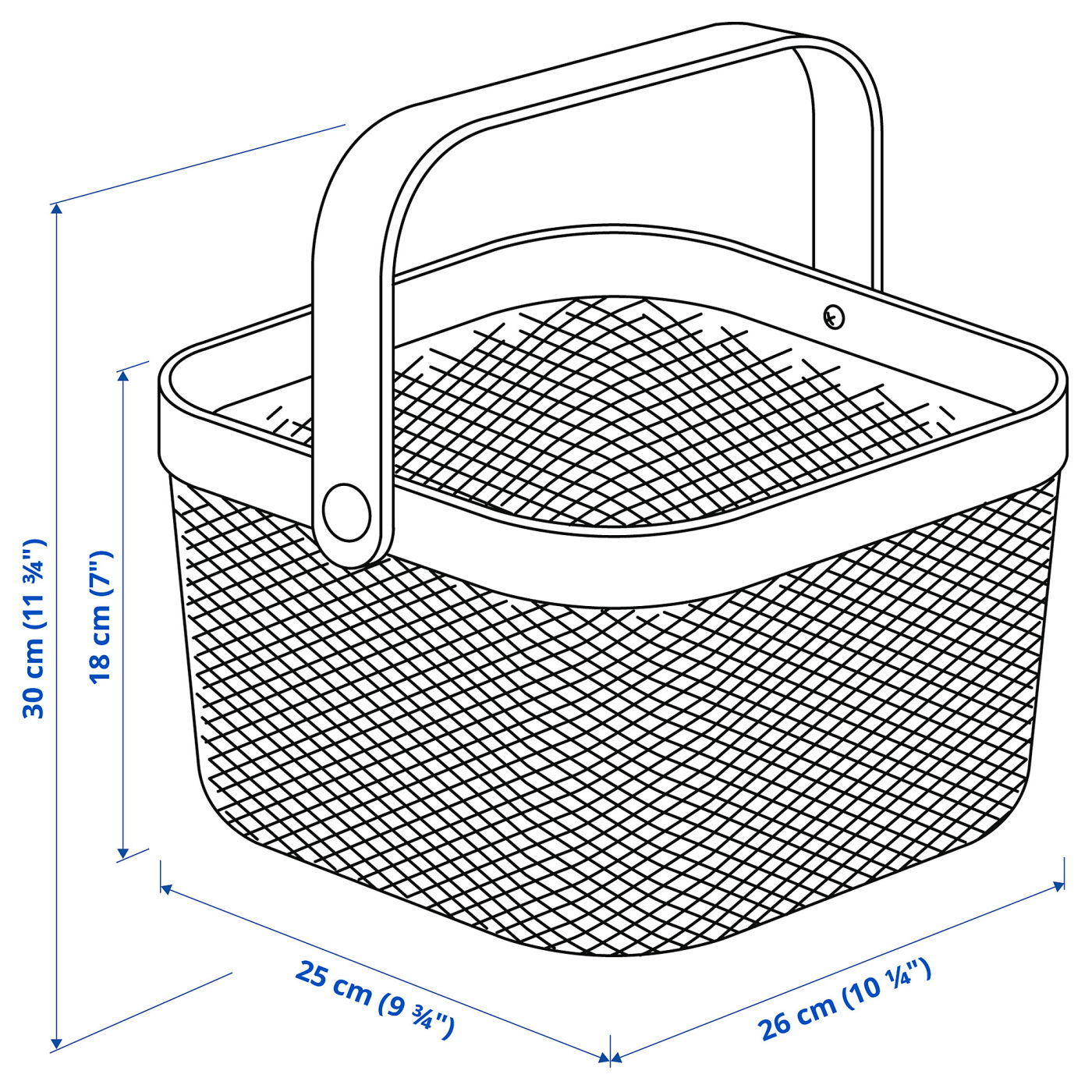 RISATORP basket light yellow - IKEA