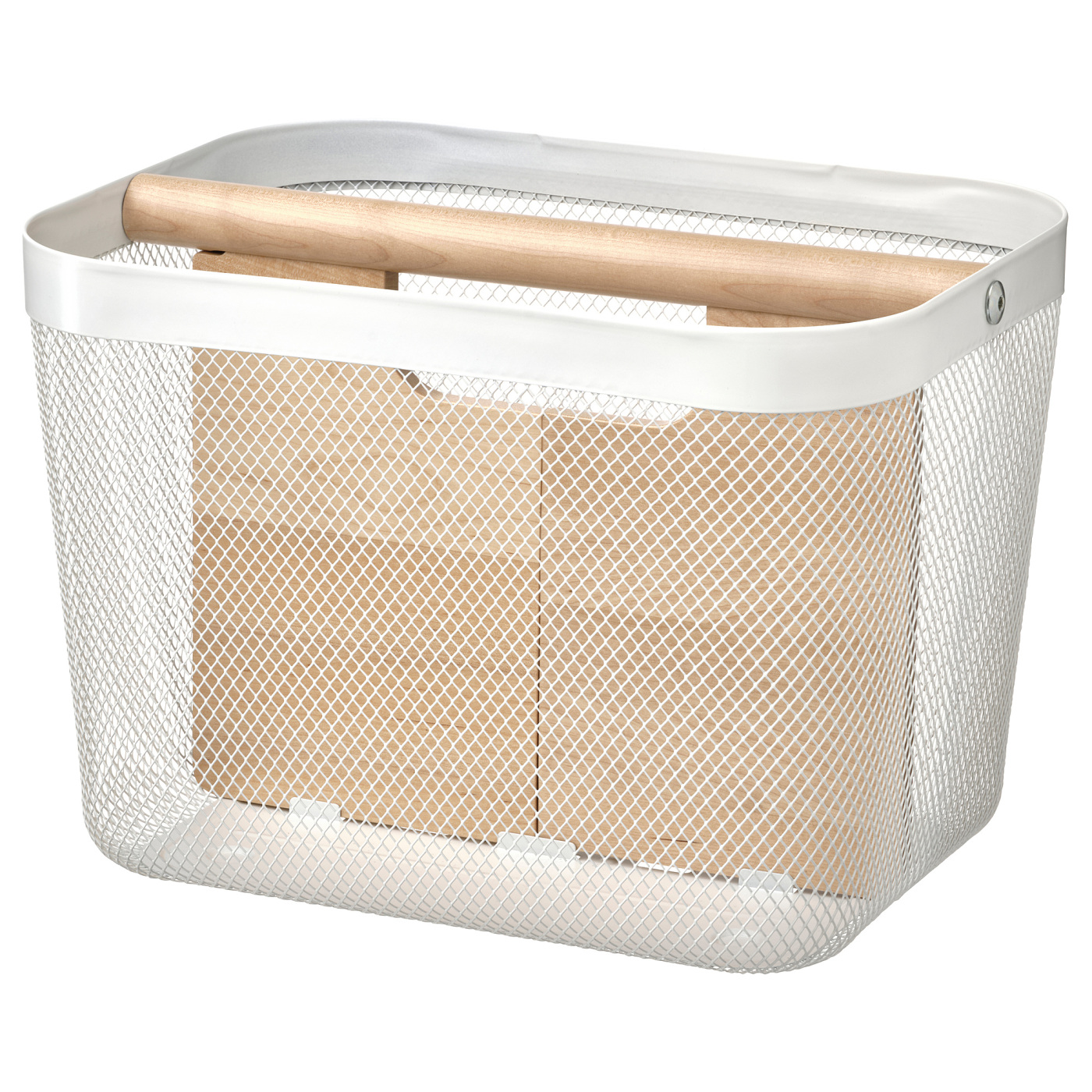 RISATORP basket with compartments white - IKEA
