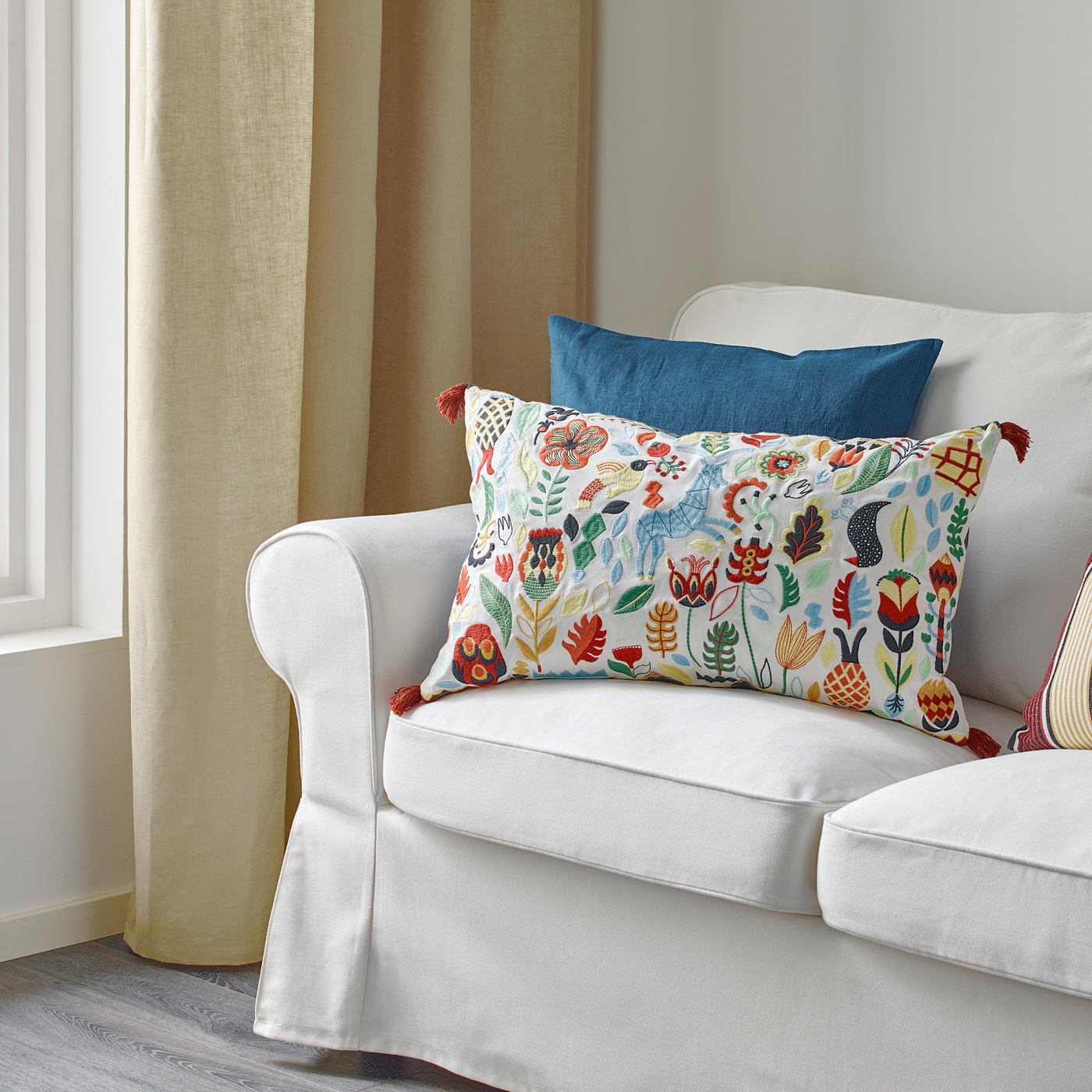 IKEA 大人気 RÖDARV cushion multicolour - IKEA