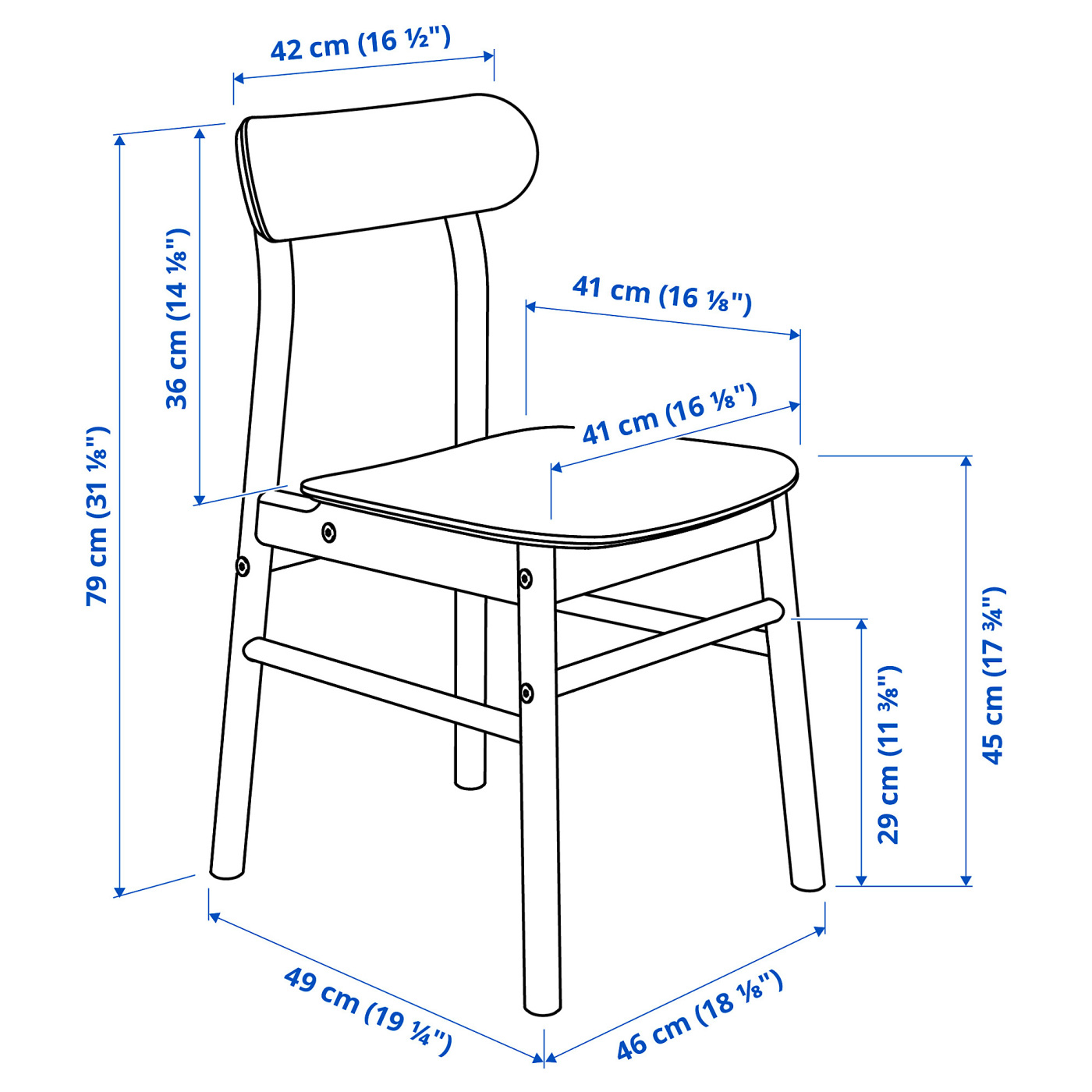 RÖNNINGE chair green - IKEA