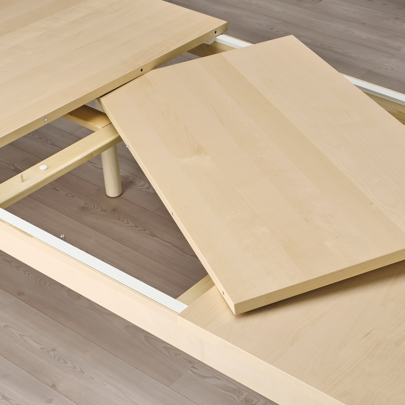 RÖNNINGE extendable table birch - IKEA