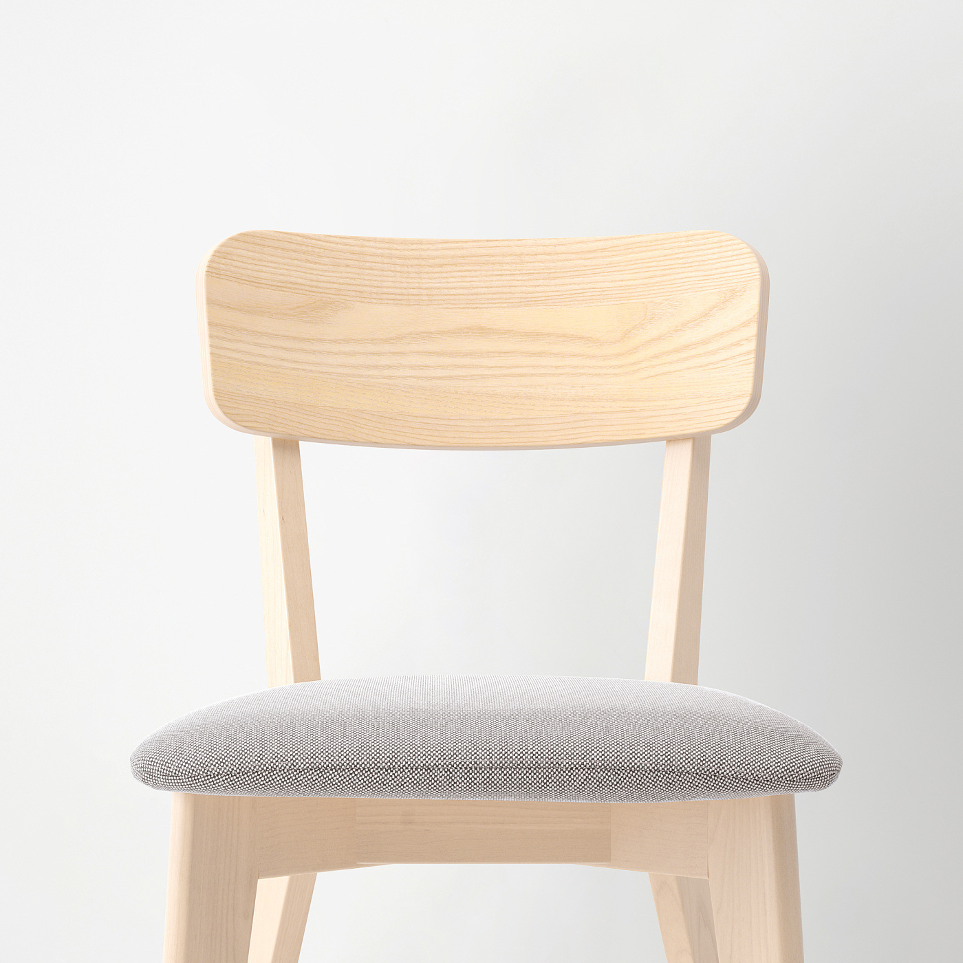 RÖNNINGE / LISABO table and 6 chairs birch/Tallmyra white/black