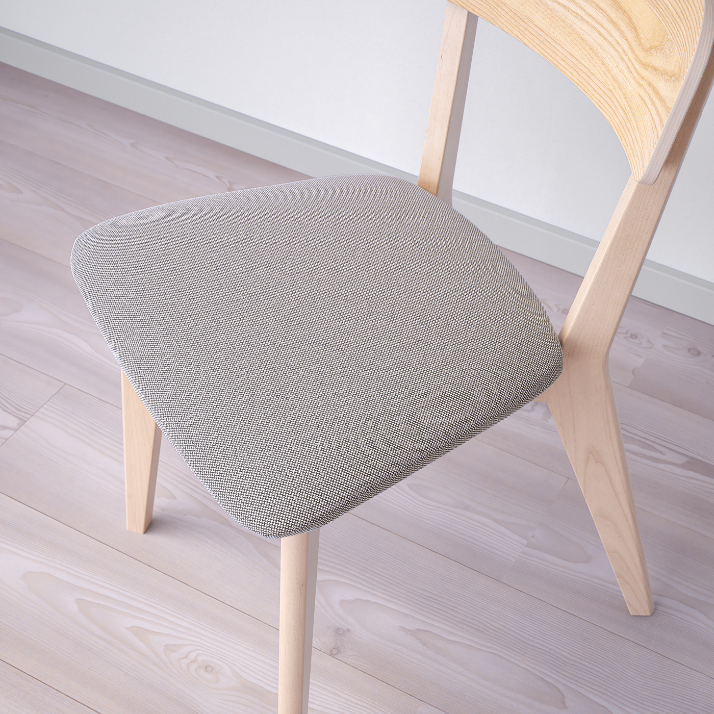 RÖNNINGE / LISABO table and 6 chairs birch/Tallmyra white/black
