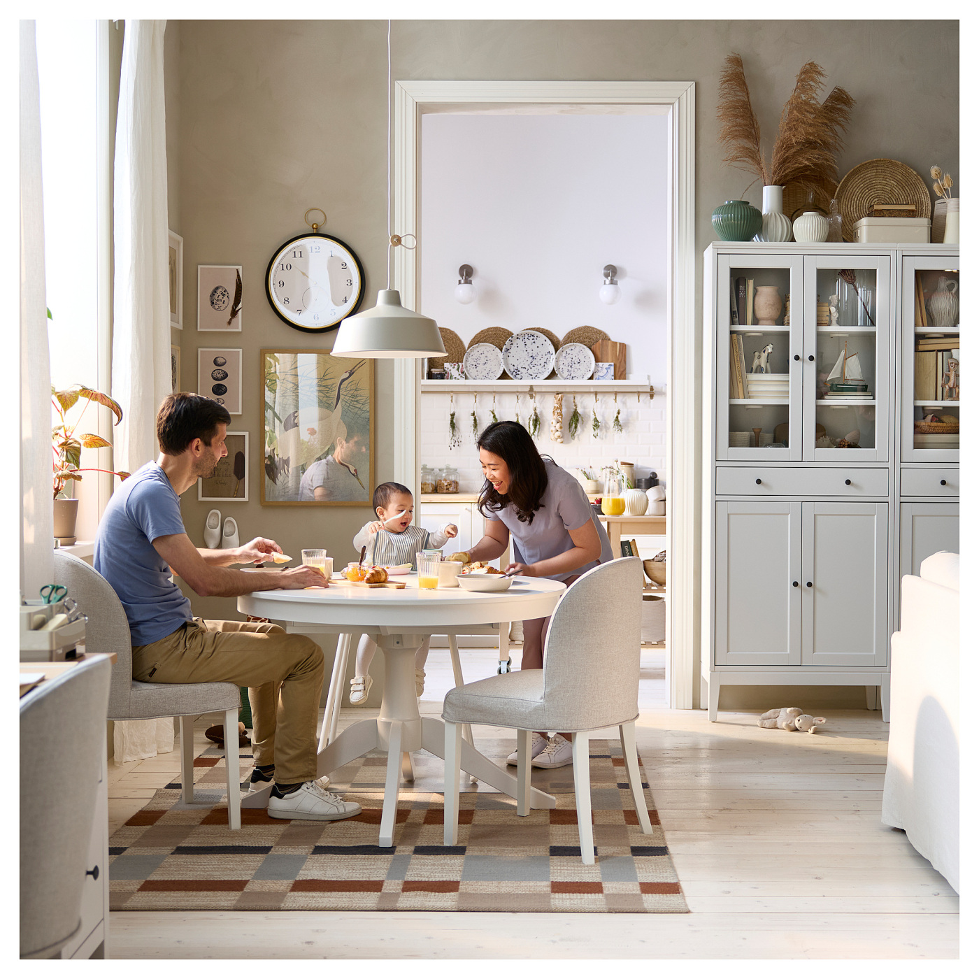 ROSENTORP extendable table white - IKEA