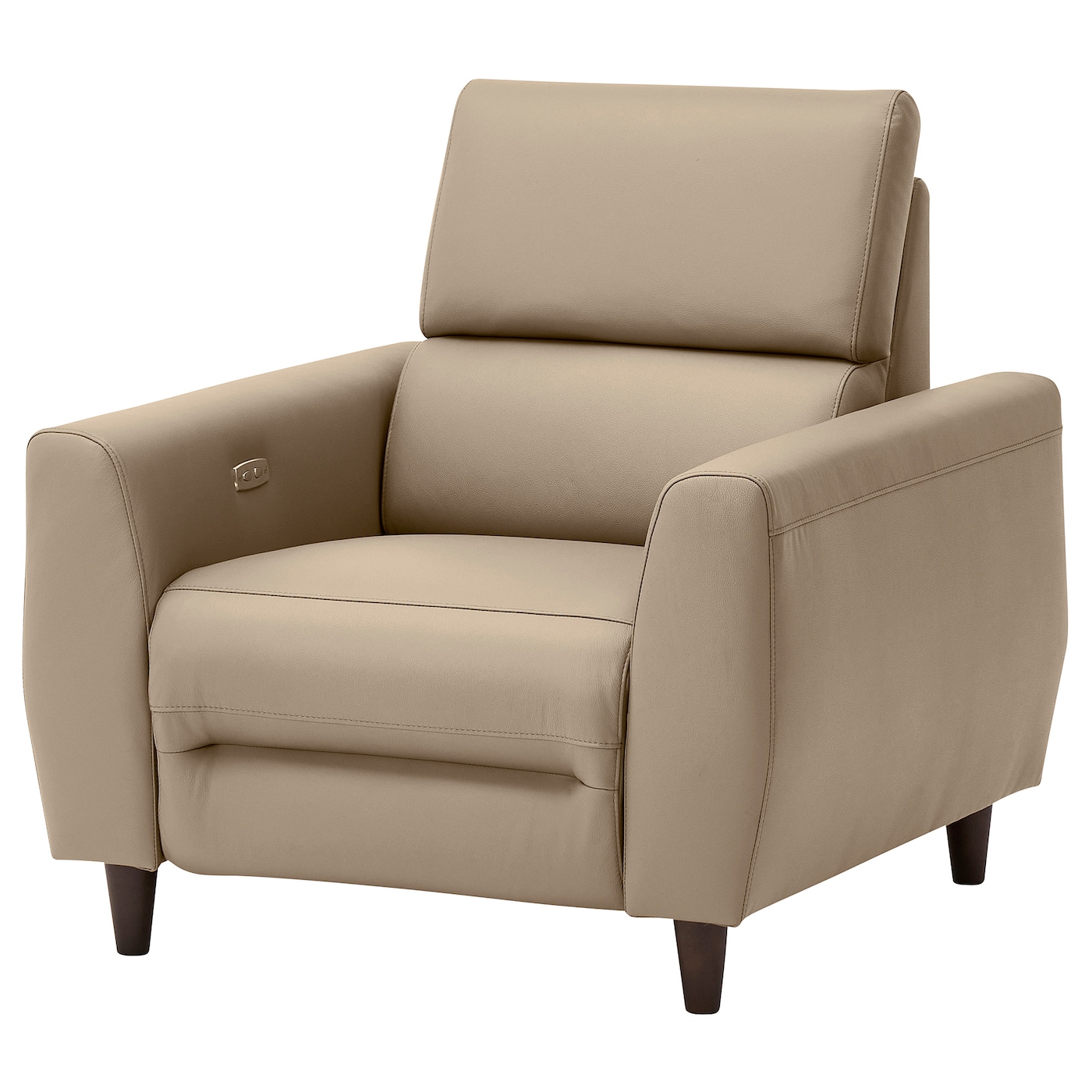 ★★Adairs★★ Puppylet Beige Green GX4645 RULLERUM recliner, electric Grann/Bomstad beige - IKEA