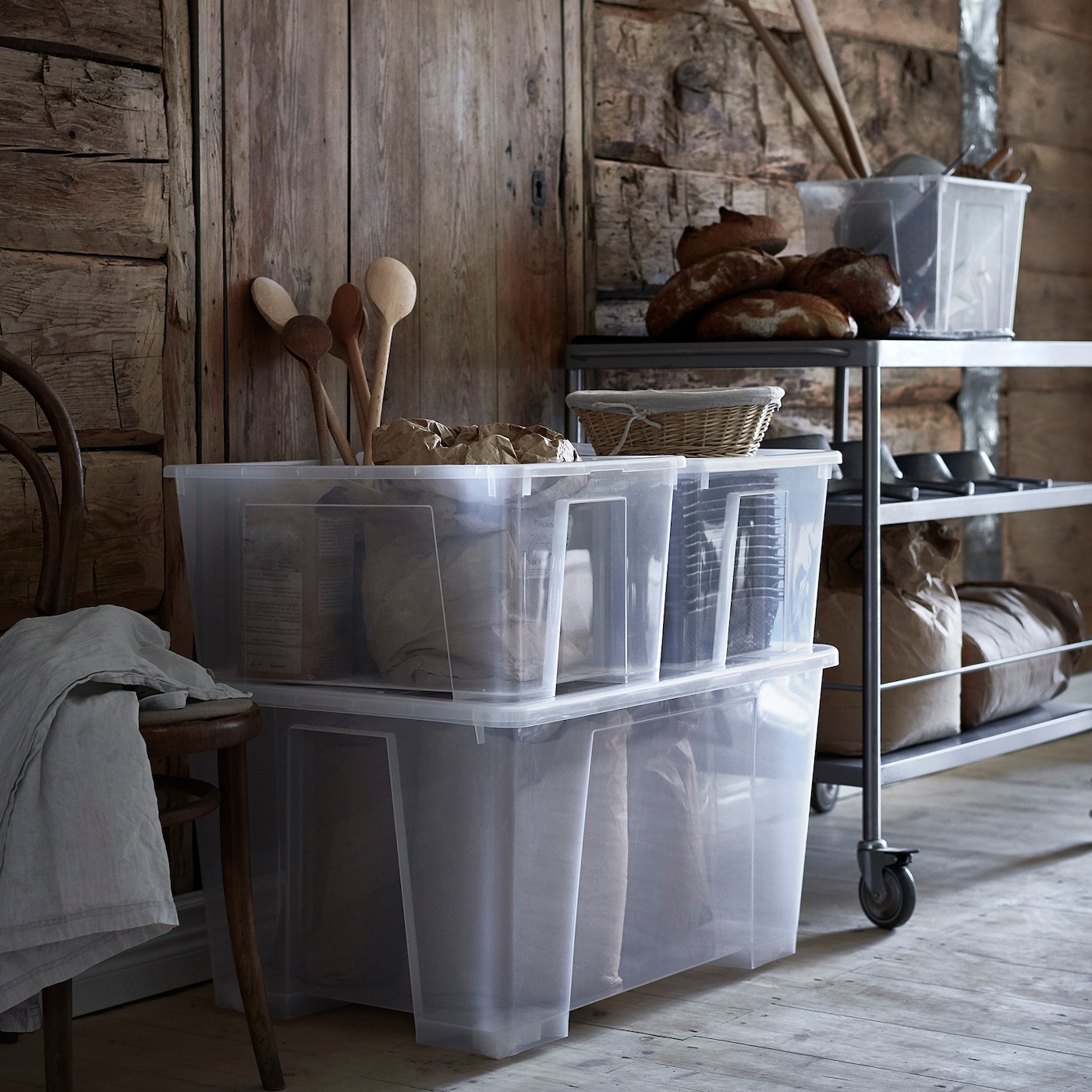 SAMLA box transparent - IKEA