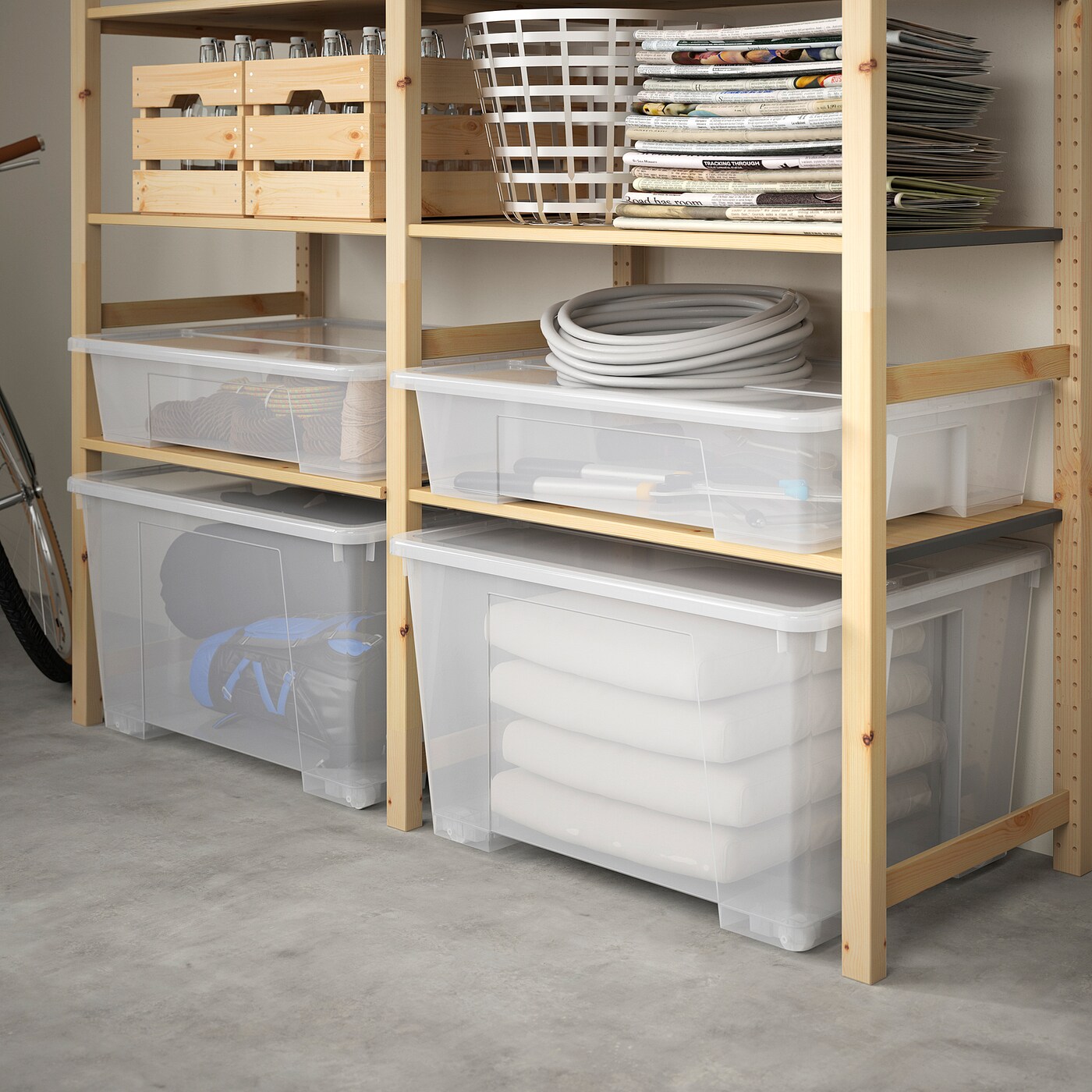 SAMLA box transparent - IKEA