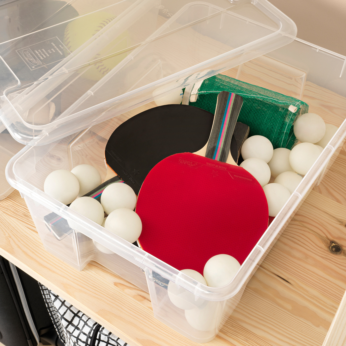 Samila Box SAMLA box with lid transparent - IKEA