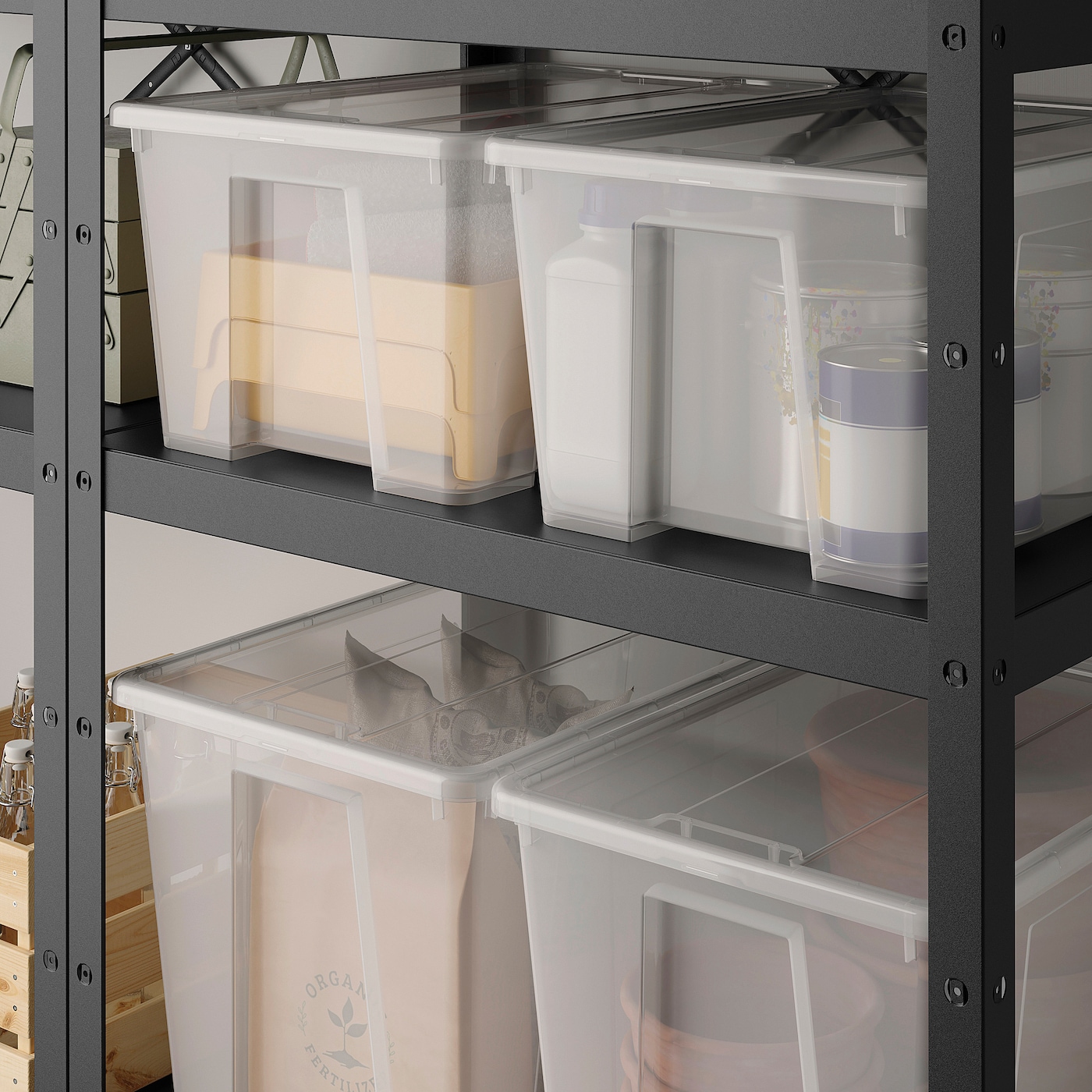 SAMLA box with lid transparent - IKEA