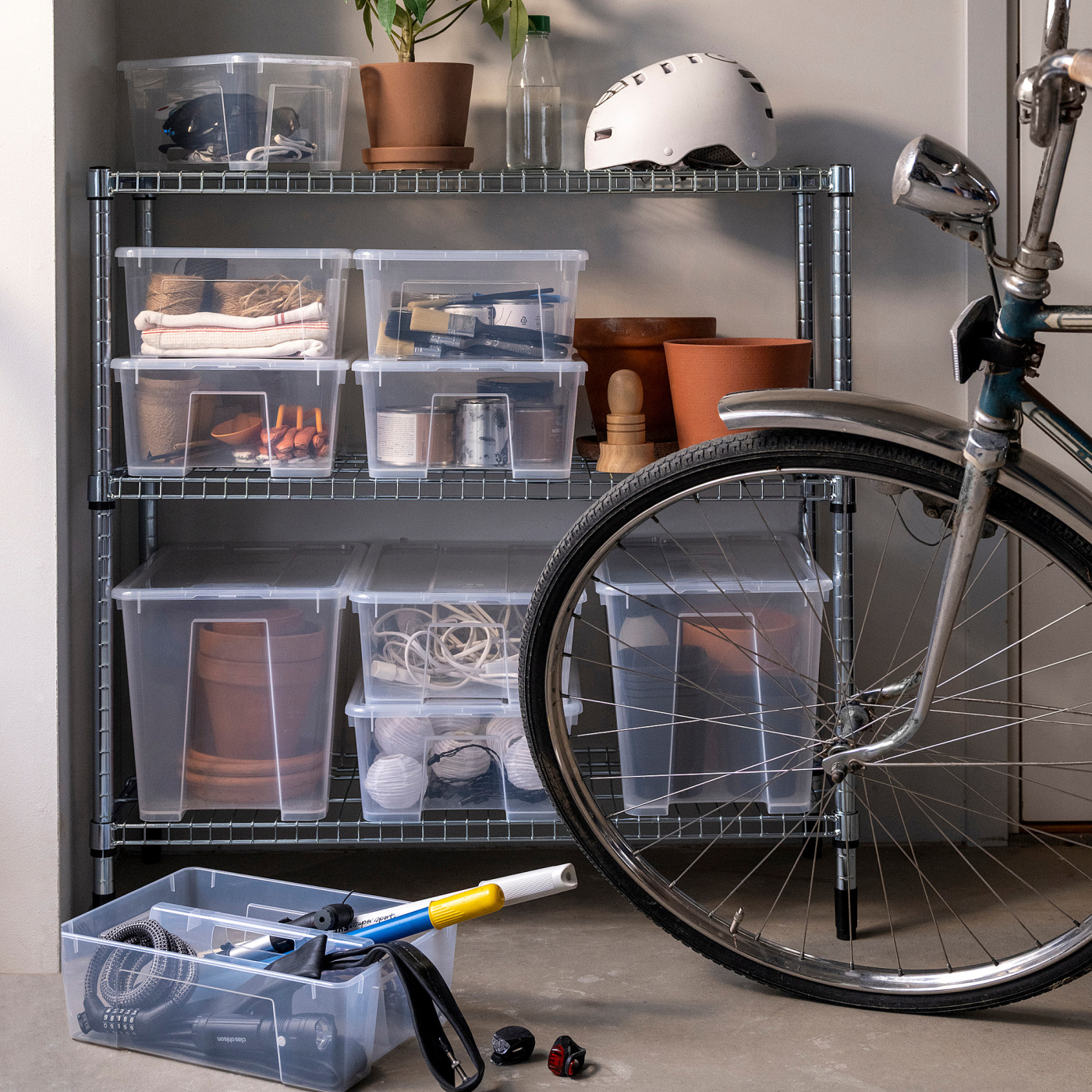 SAMLA insert for box 11/22 l transparent - IKEA