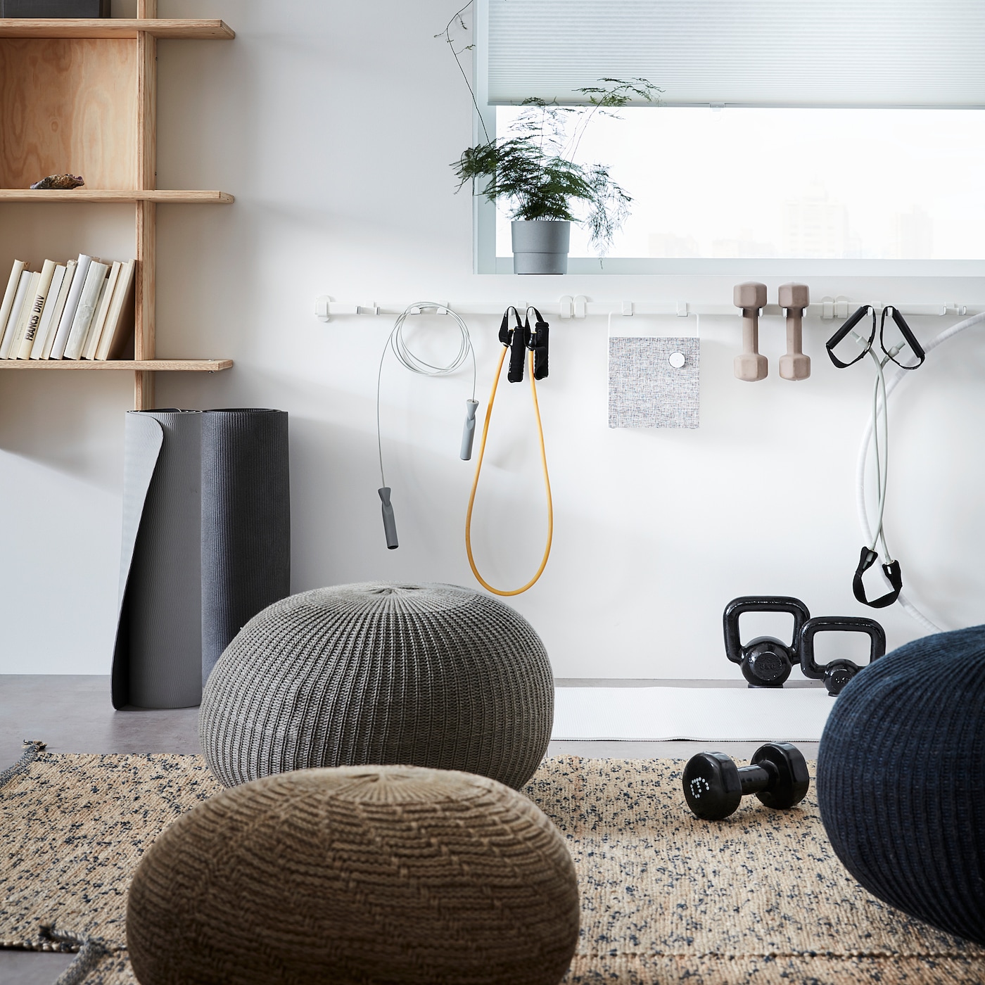 SANDARED pouffe grey - IKEA