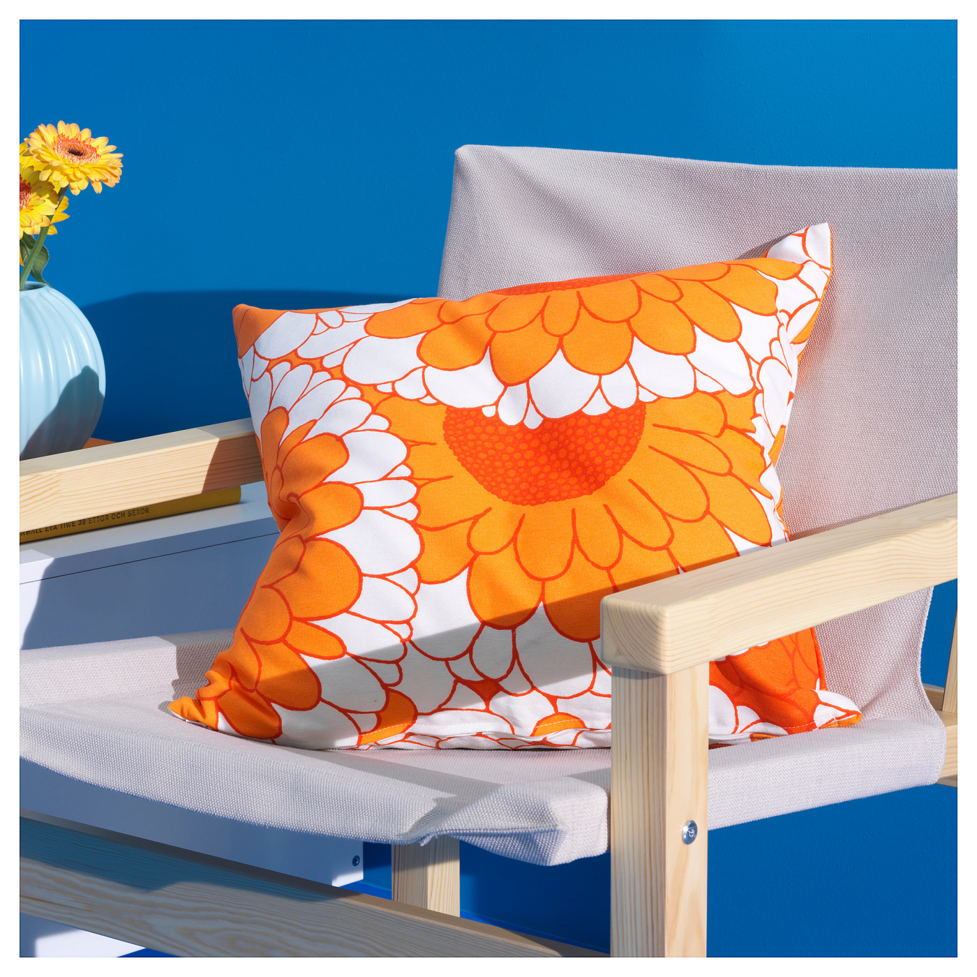 SANDETERNELL cushion cover orange - IKEA