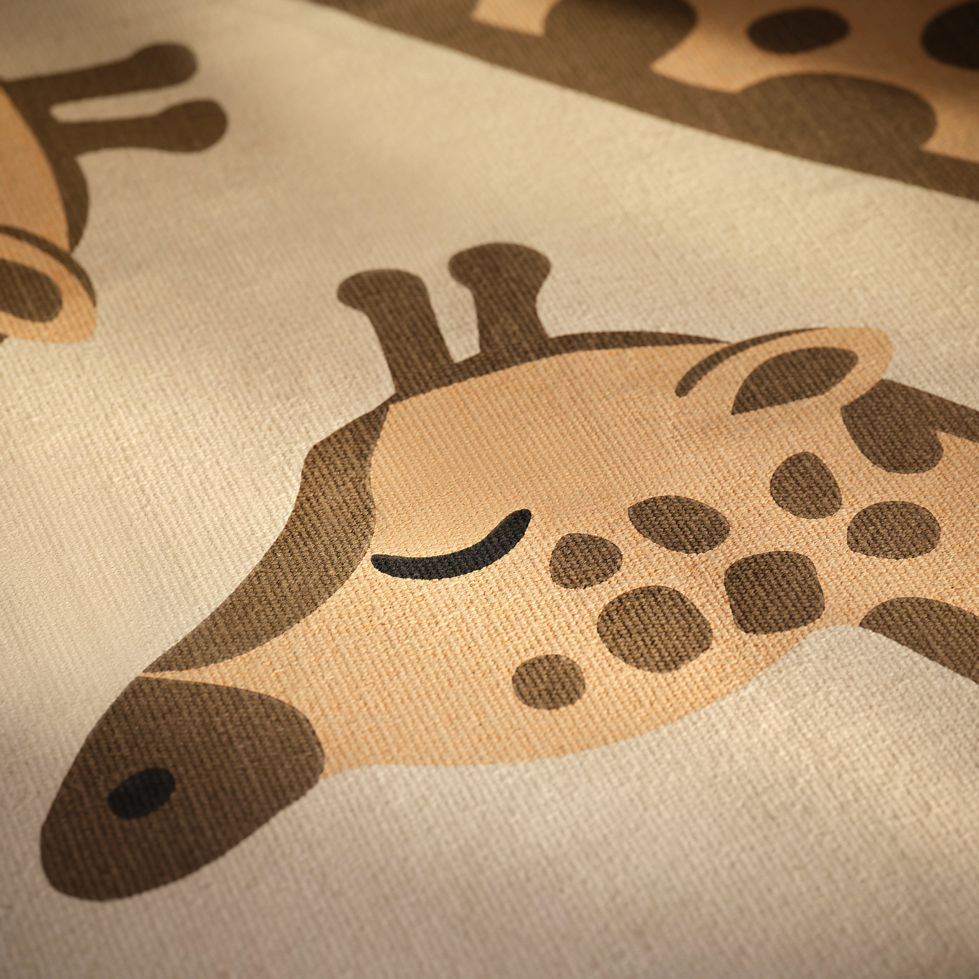 SANDLÖPARE rug, flatwoven beige brown/giraffe pattern - IKEA