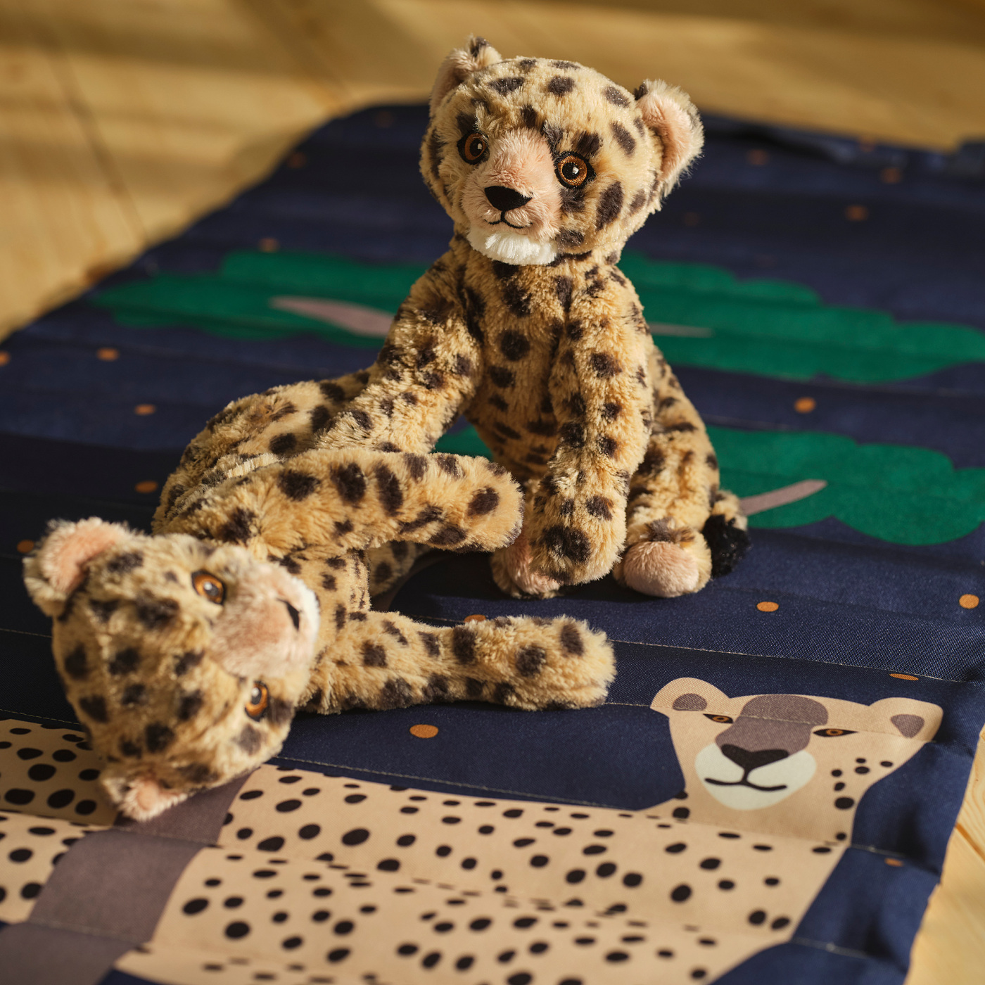 SANDLÖPARE soft toy cheetah cub/beige - IKEA