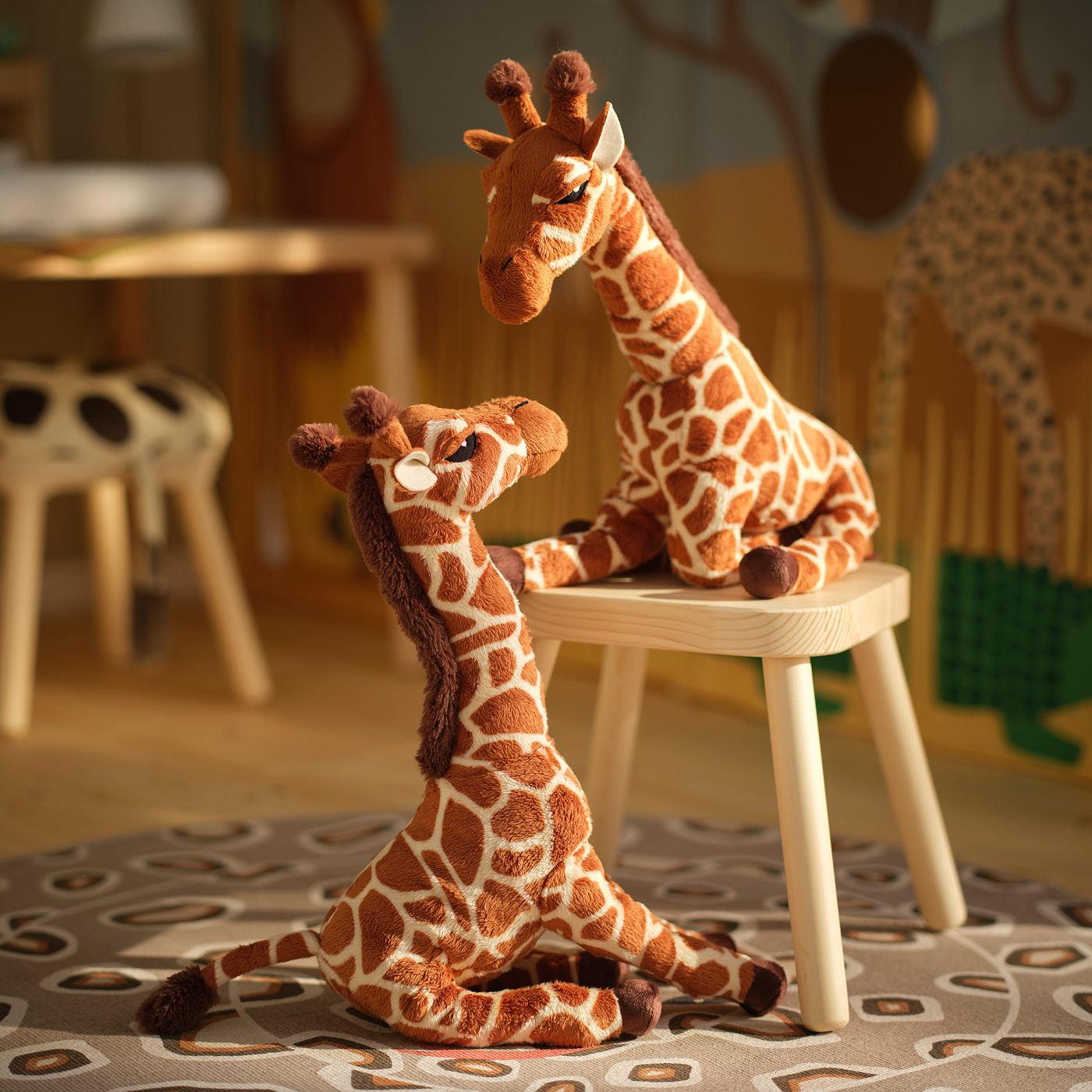 SANDLÖPARE soft toy giraffe calf/brown - IKEA