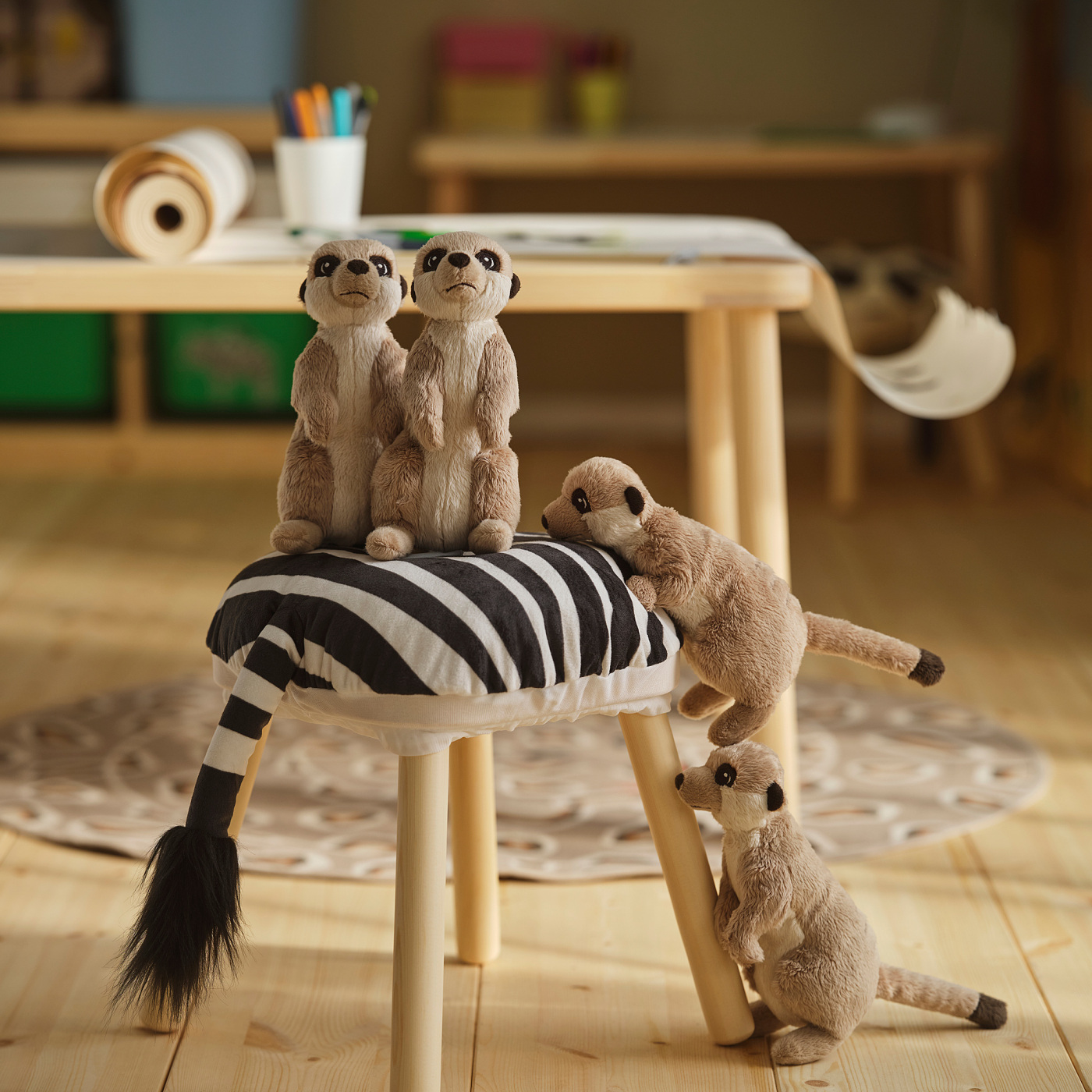 SANDLÖPARE soft toy meerkat/beige - IKEA