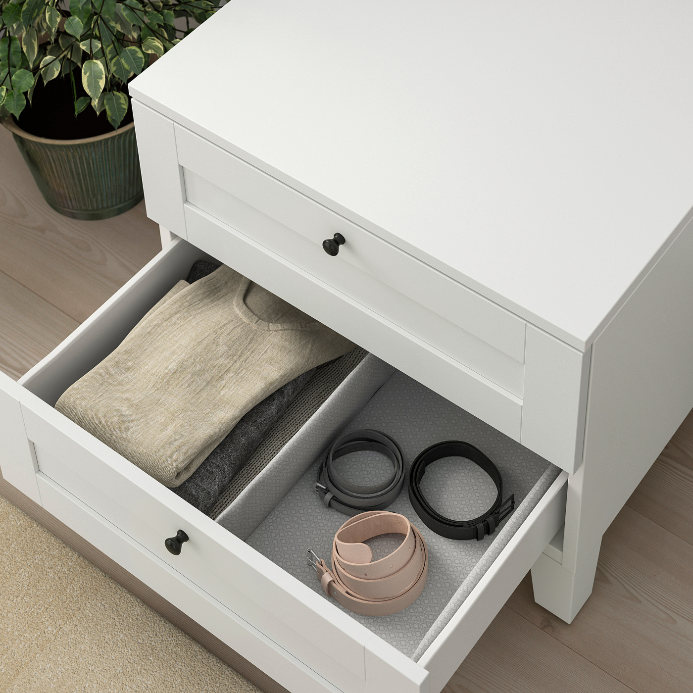 SANNIDAL drawer white/white - IKEA