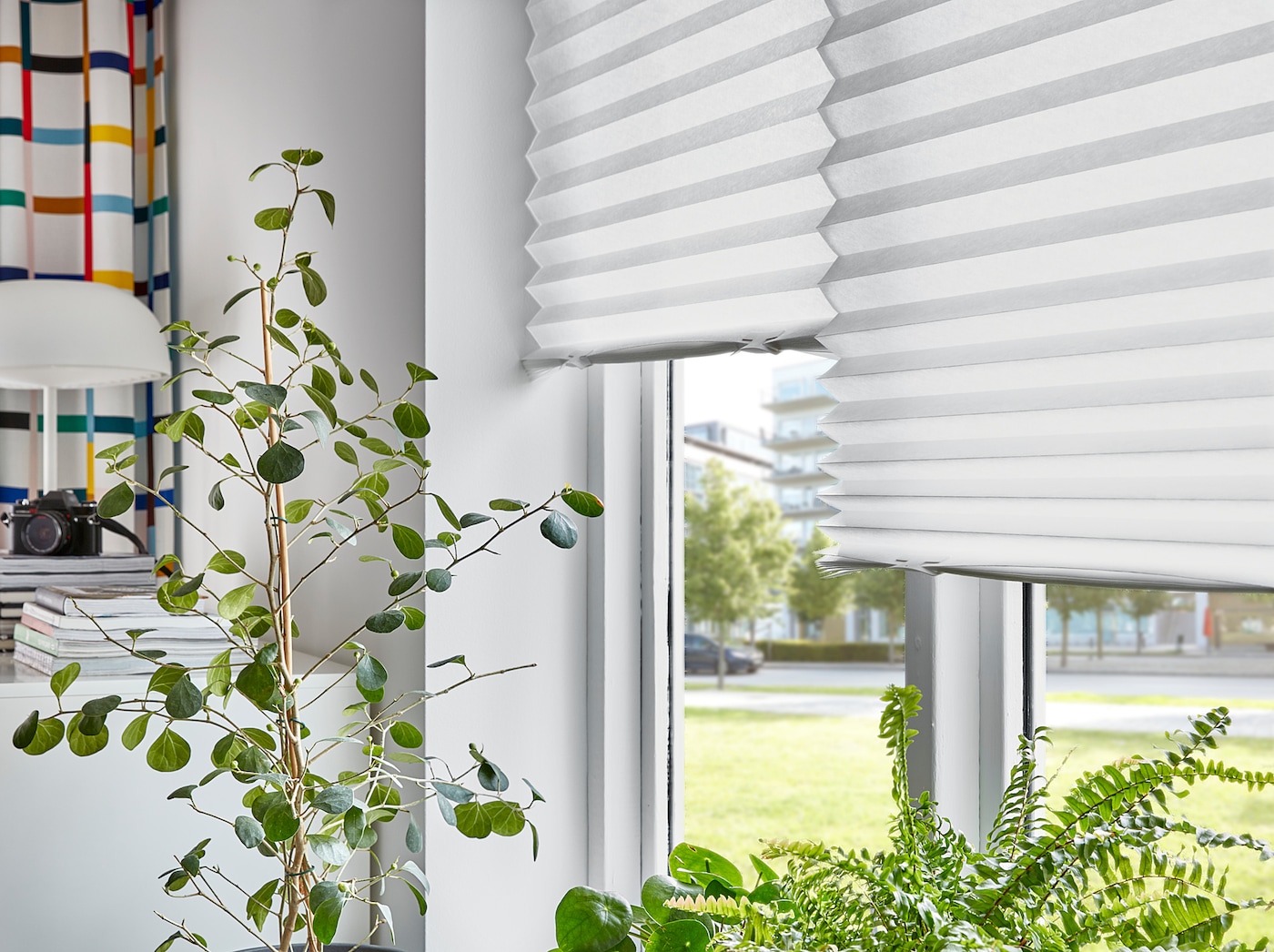 SCHOTTIS pleated blind white - IKEA