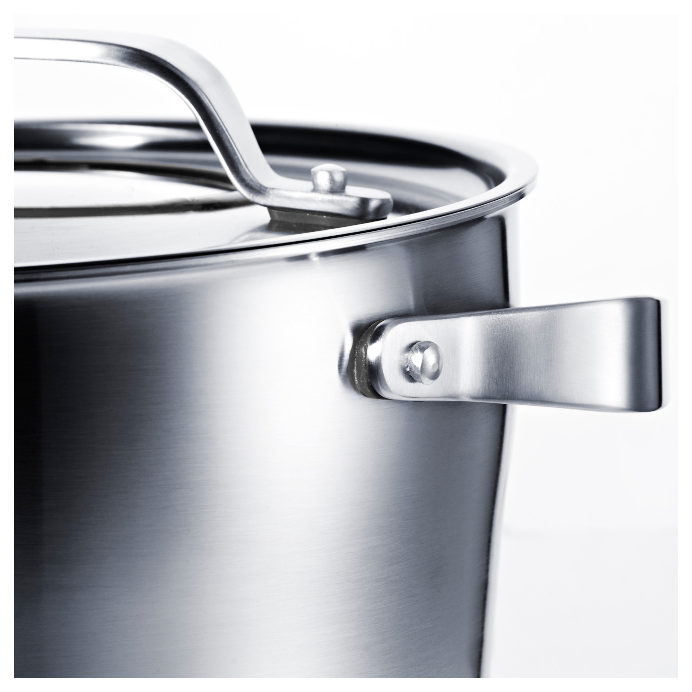 SENSUELL pot with lid stainless steel/grey - IKEA
