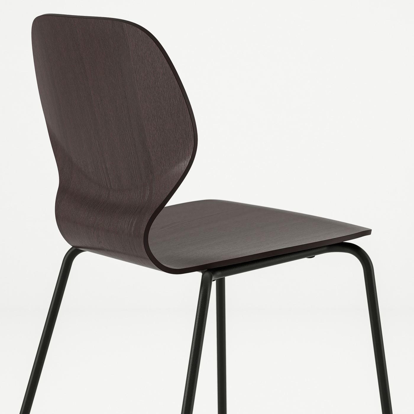 SIGTRYGG chair dark brown/Sefast black - IKEA