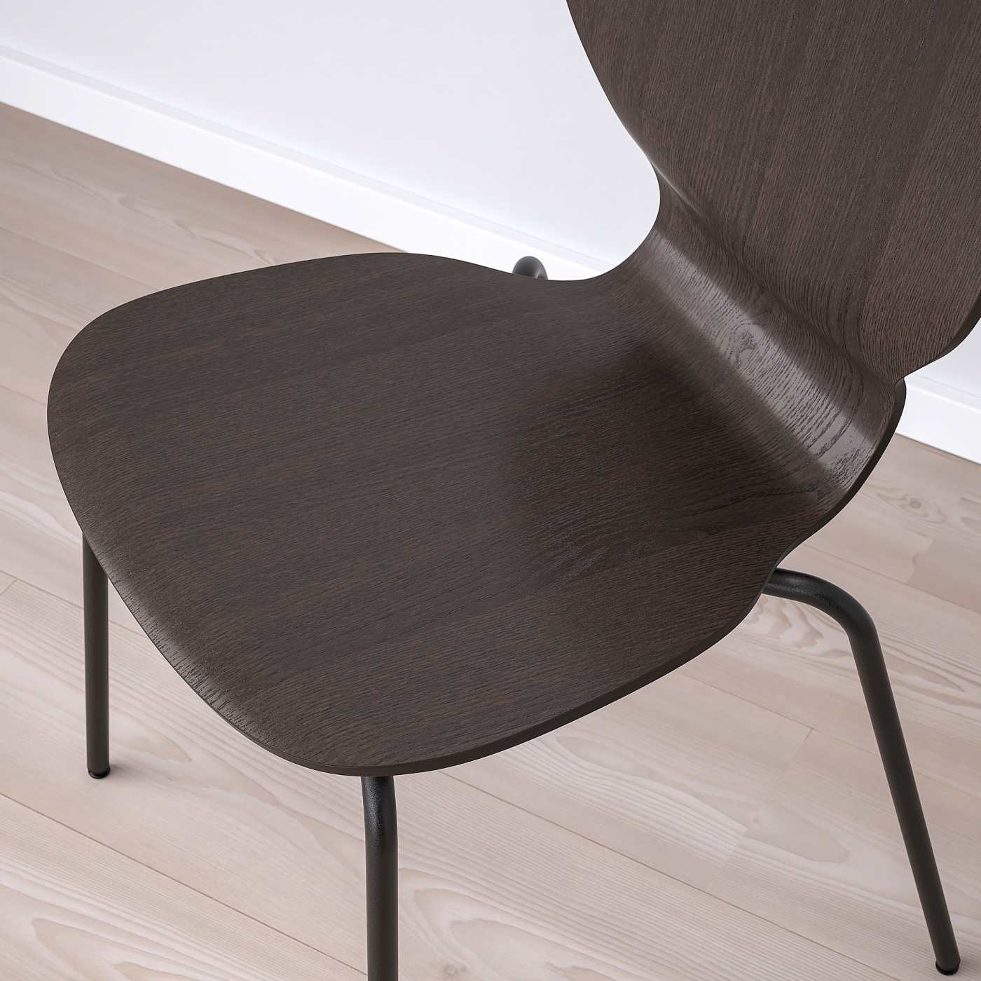 SIGTRYGG chair dark brown/Sefast black - IKEA
