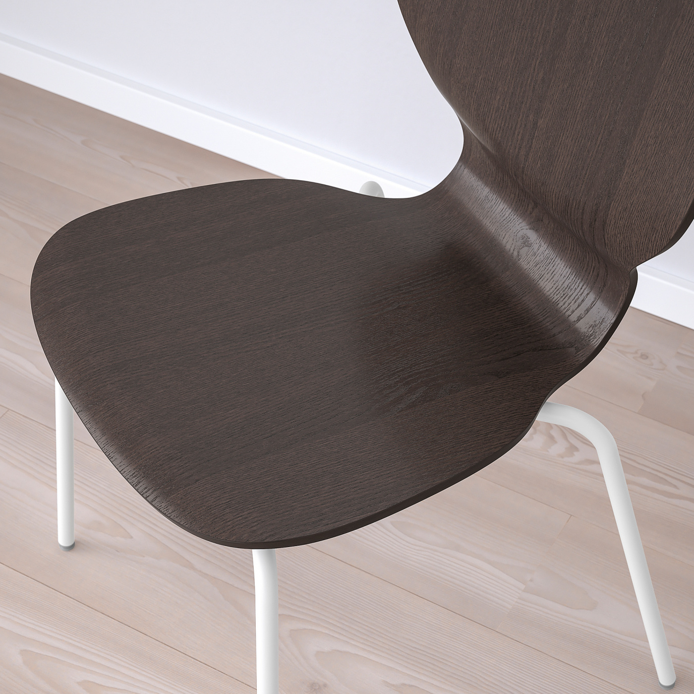 SIGTRYGG chair dark brown/Sefast white - IKEA