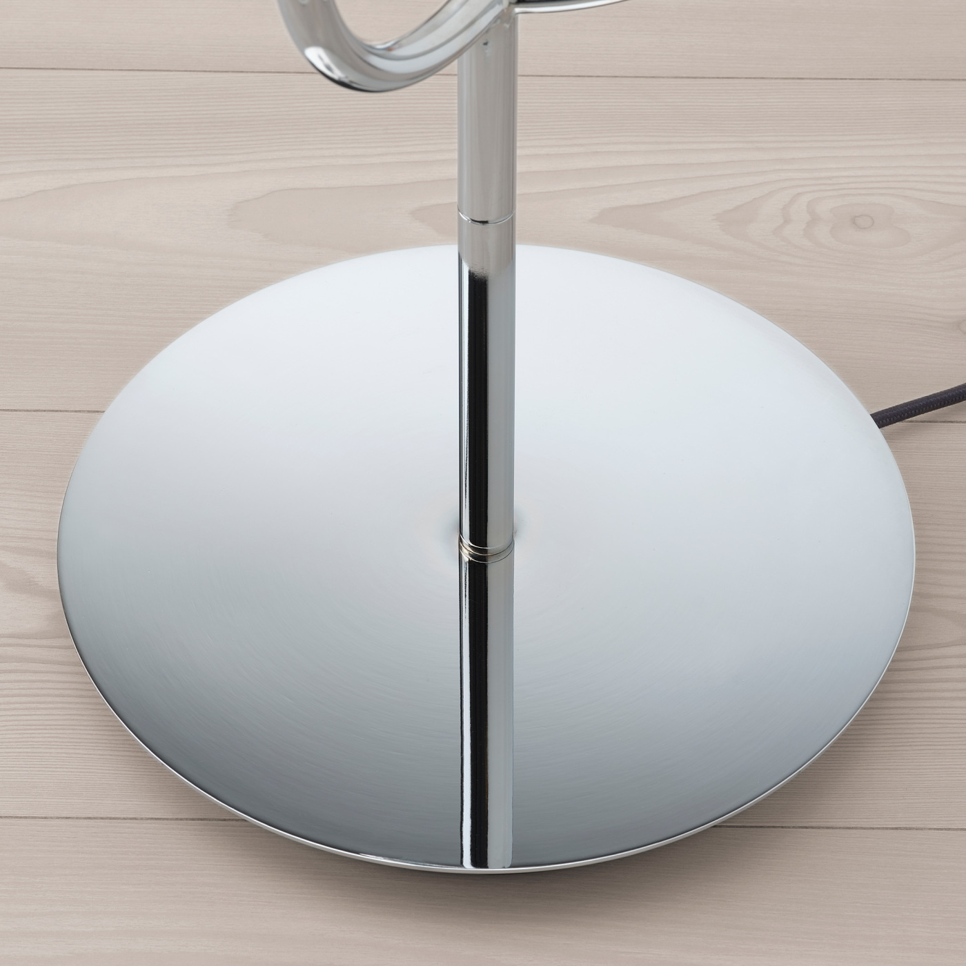 SIMRISHAMN floor lamp chrome-plated/opal white glass - IKEA