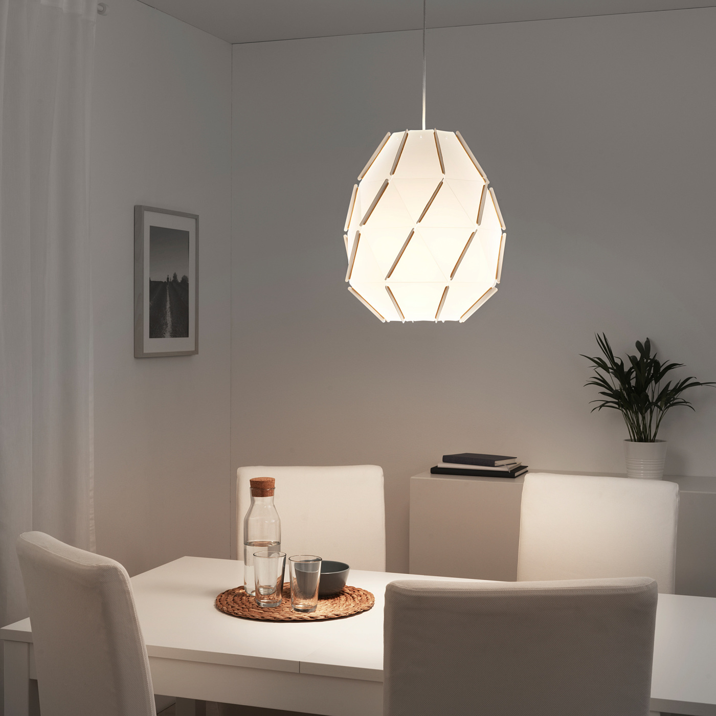 SJÖPENNA pendant lamp oval - IKEA