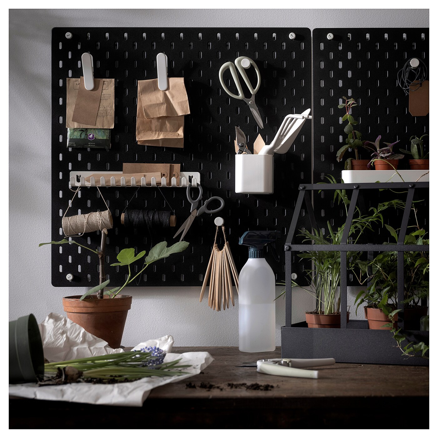 SKÅDIS pegboard black IKEA
