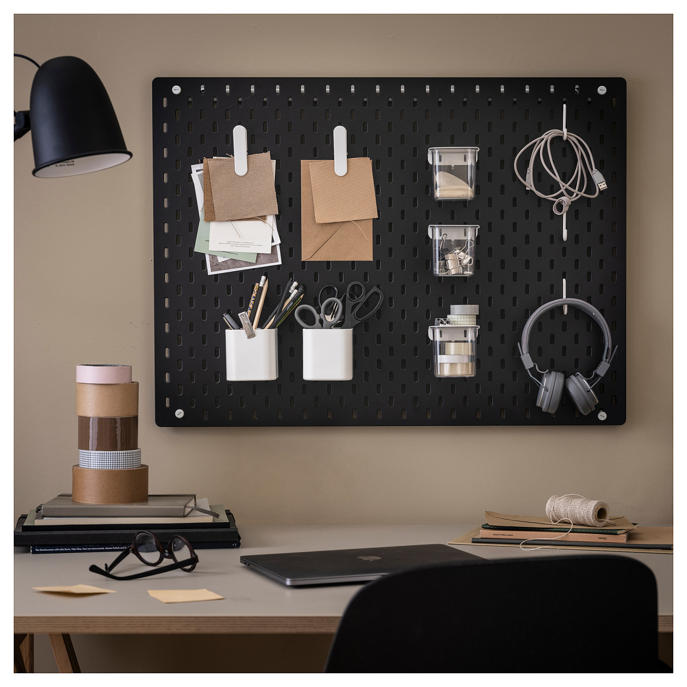 SKÅDIS pegboard black - IKEA