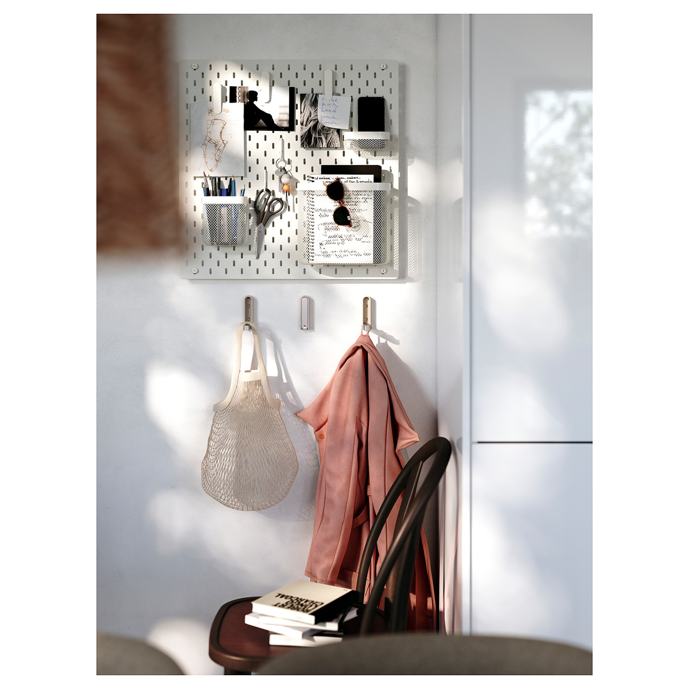 SKÅDIS pegboard combination white - IKEA