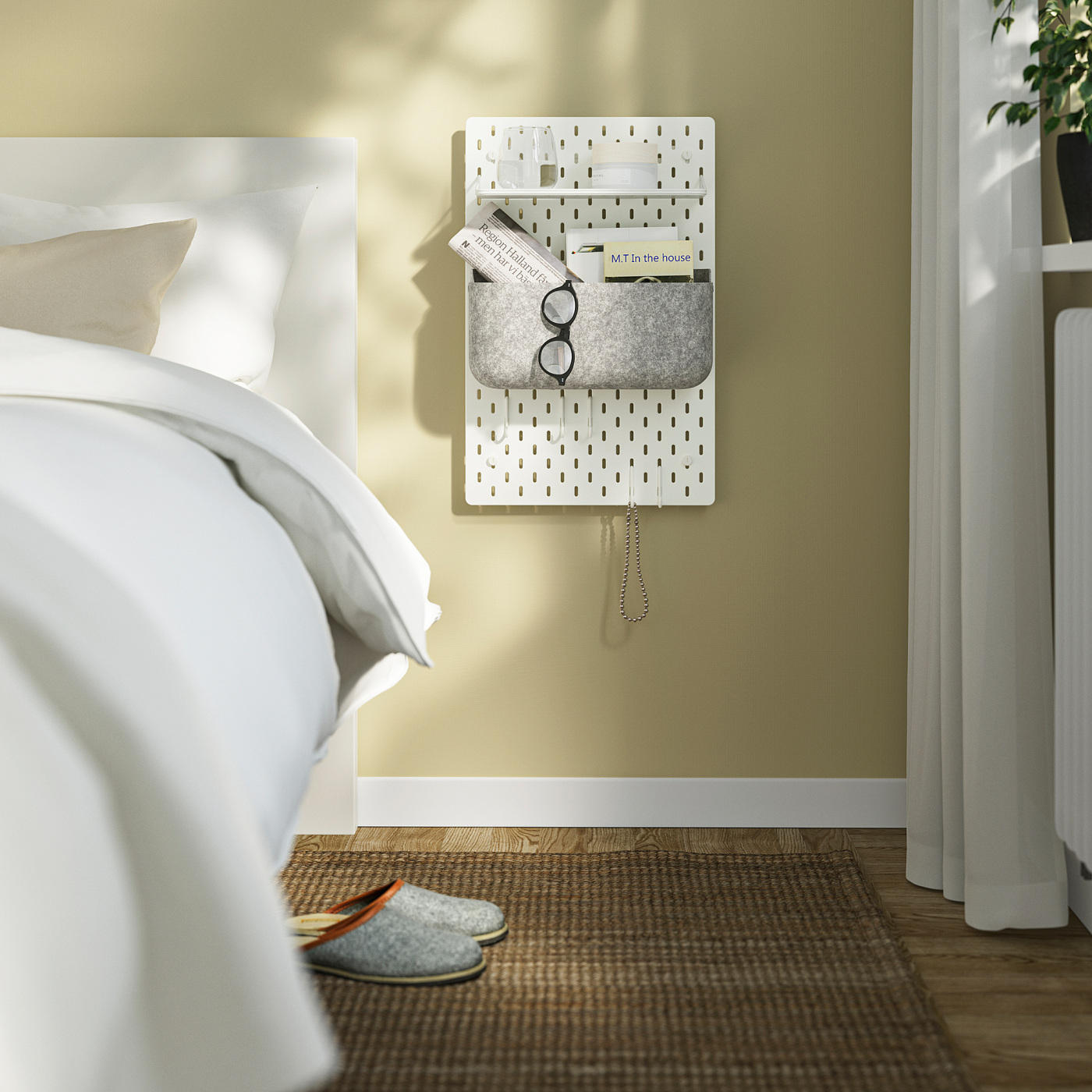 SKÅDIS pegboard combination white - IKEA