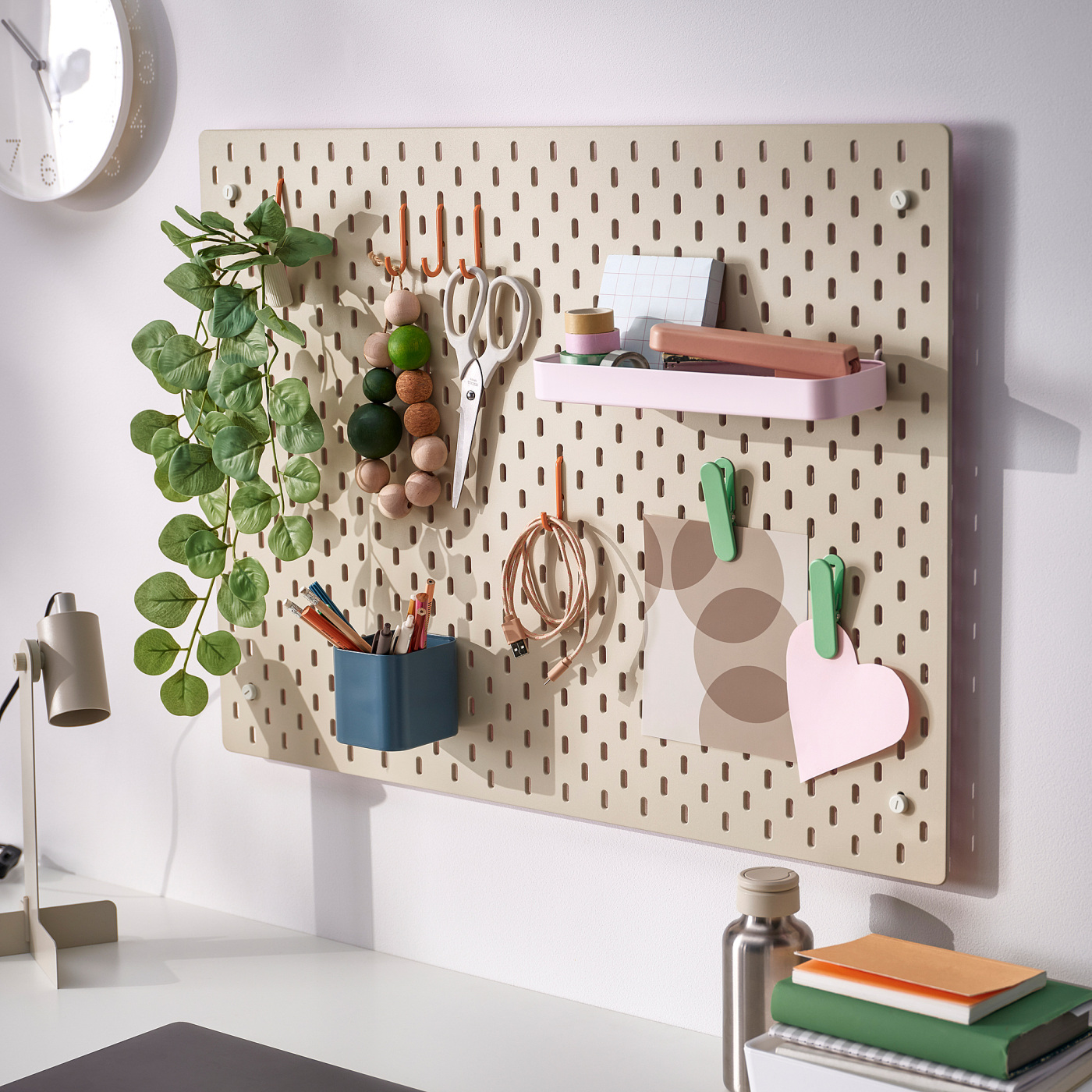 SKÅDIS shelf pink - IKEA